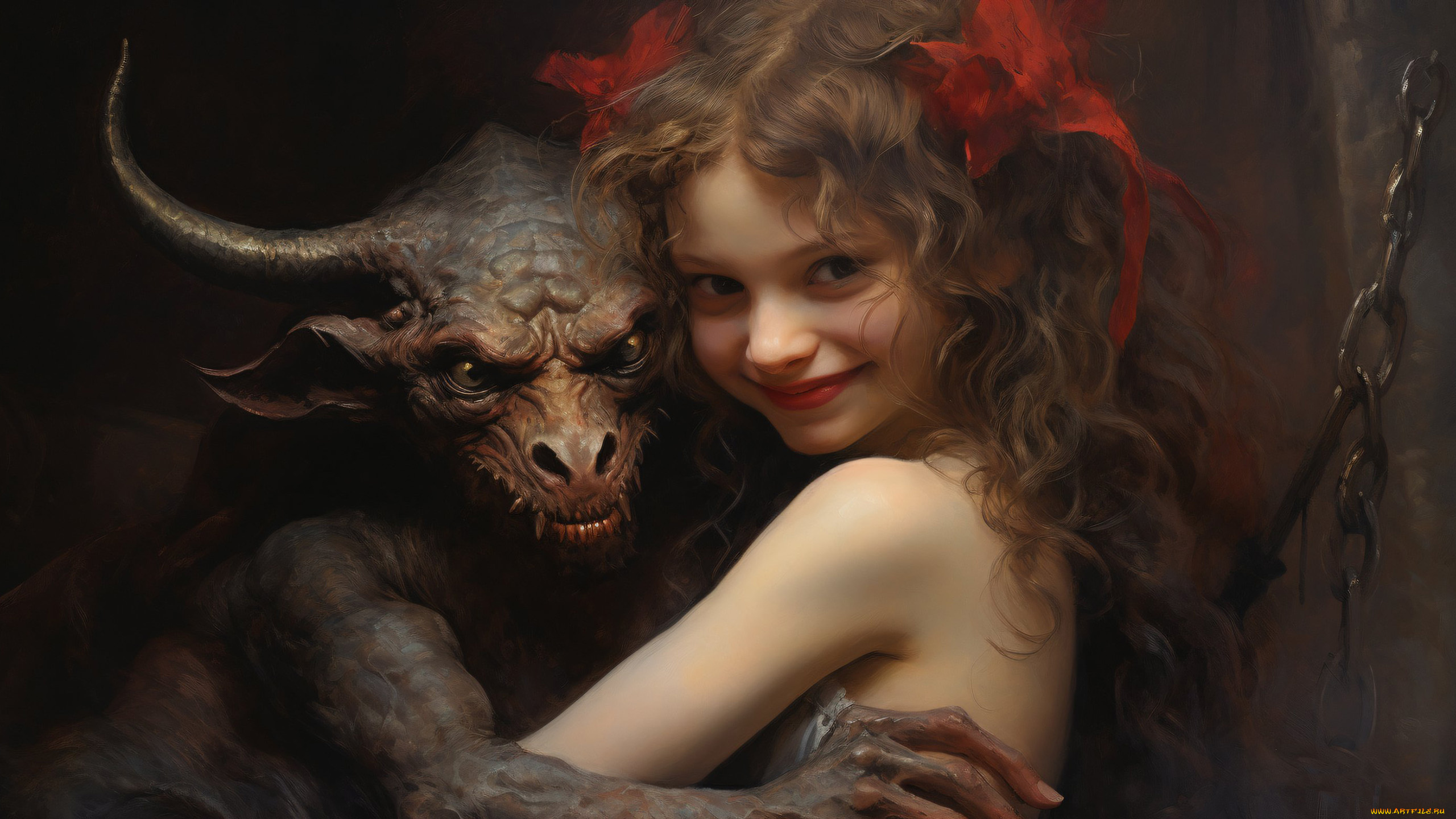 фэнтези, красавицы, и, чудовища, нейросети, графика, нейроарт, ai, art, нейронные, сети, рисунки, нейро, искусство