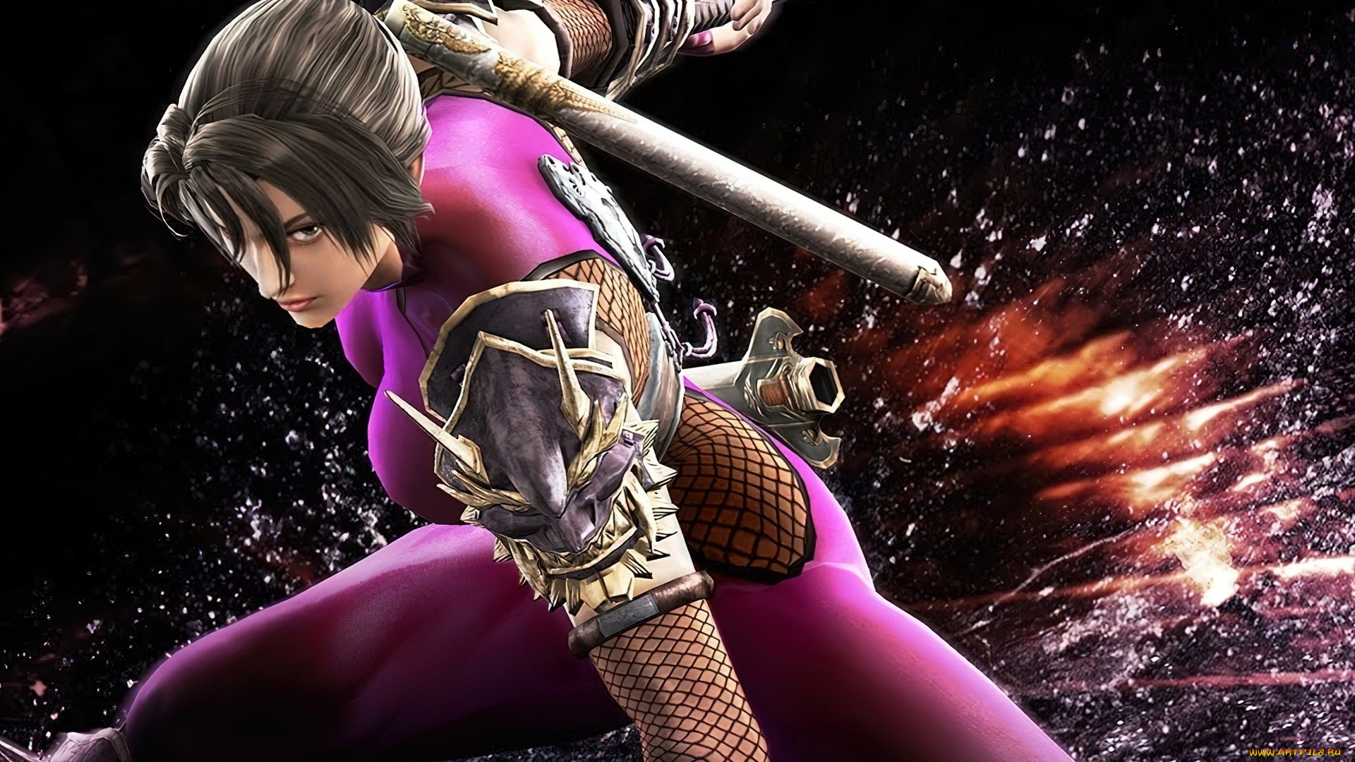 видео, игры, soulcalibur, , broken, destiny, девушка, наряд, боец, оружие