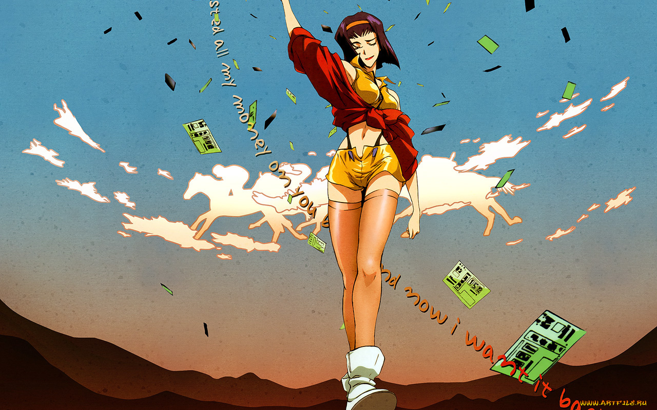 аниме, cowboy, bebop
