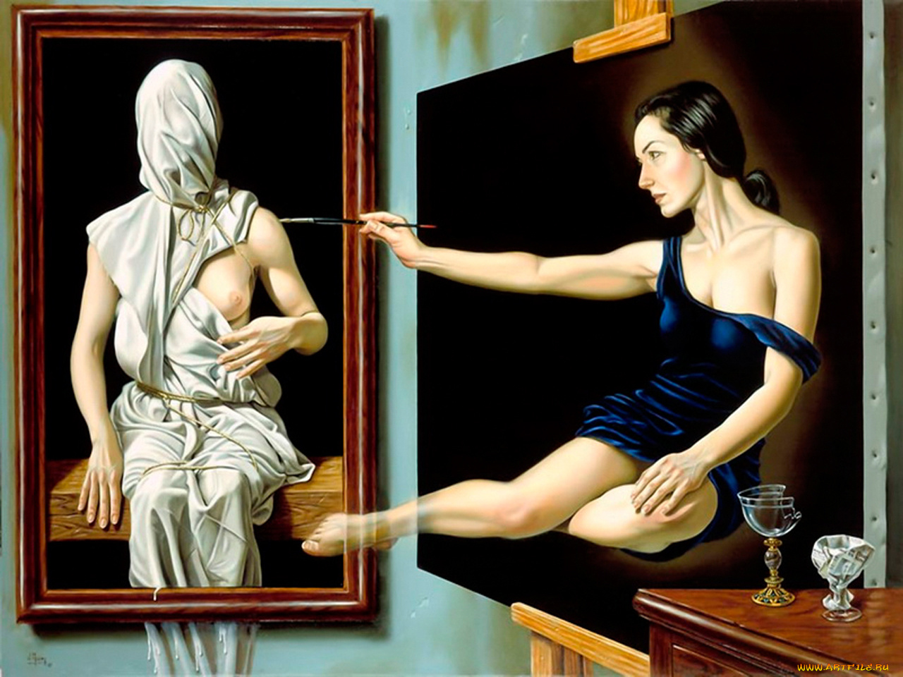 рисованные, люди