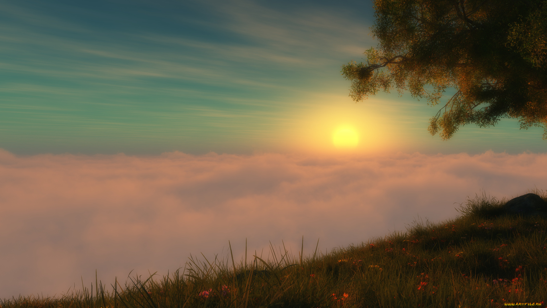 3д, графика, nature, landscape, природа