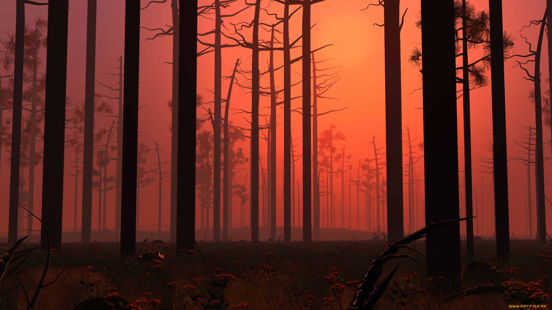 3д, графика, nature, landscape, природа