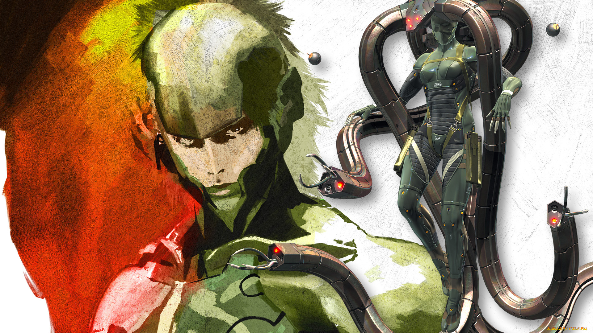 видео, игры, metal, gear, solid, guns, of, the, patriots