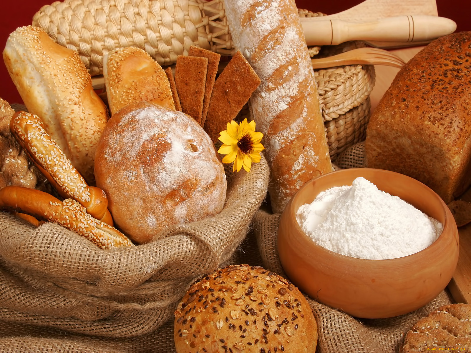 еда, хлеб, выпечка