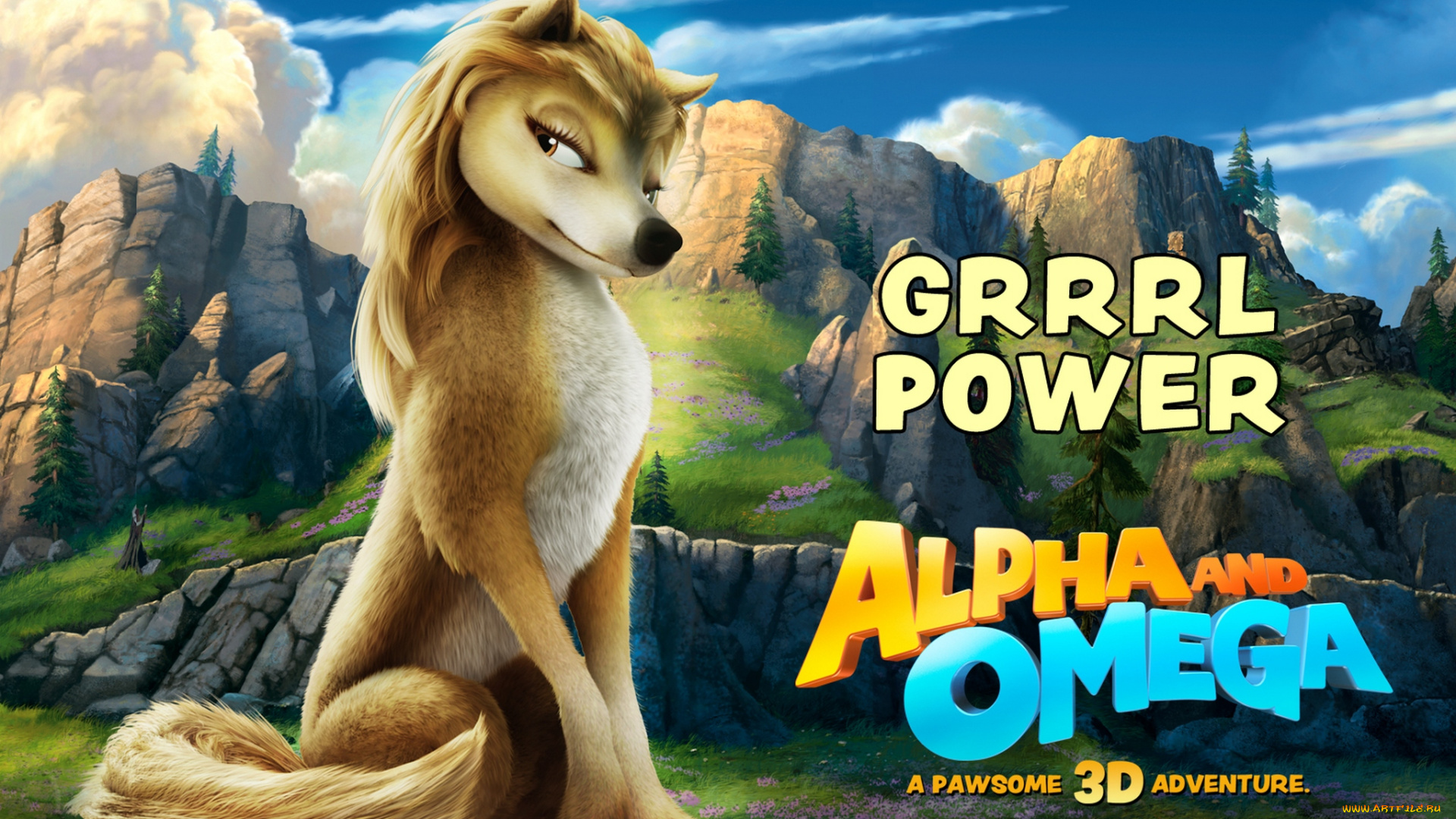 альфа, омега, клыкастая, братва, мультфильмы, alpha, and, omega