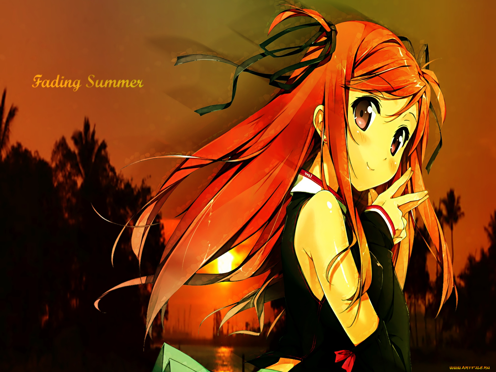 аниме, kantoku, artbook, девочка