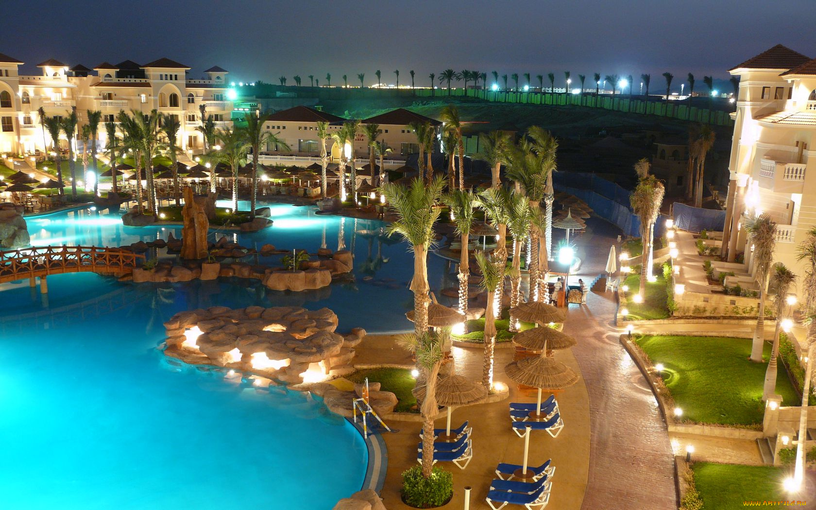 египет, интерьер, бассейны, открытые, площадки