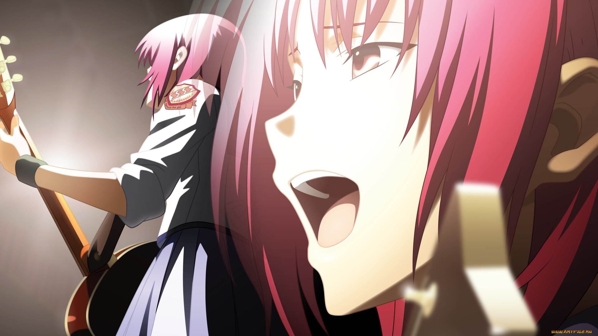 аниме, angel, beats, девушки