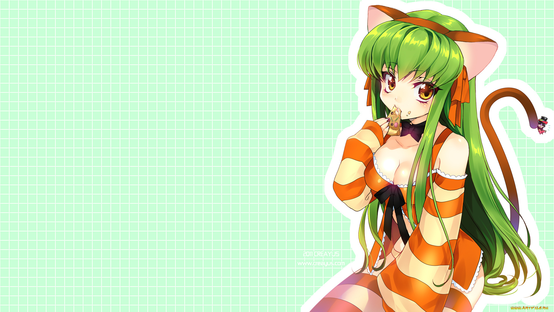 аниме, code, geass, neko