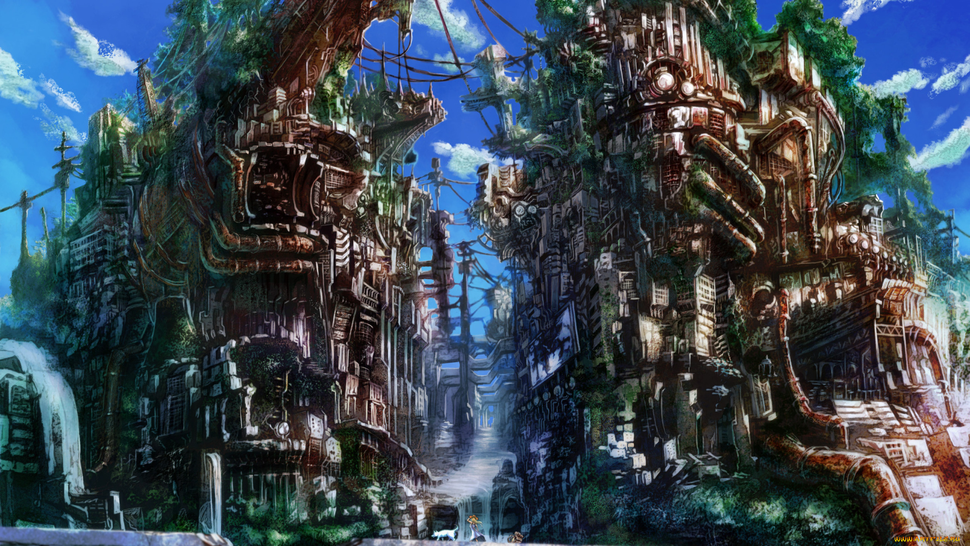 аниме, *unknown, другое, город