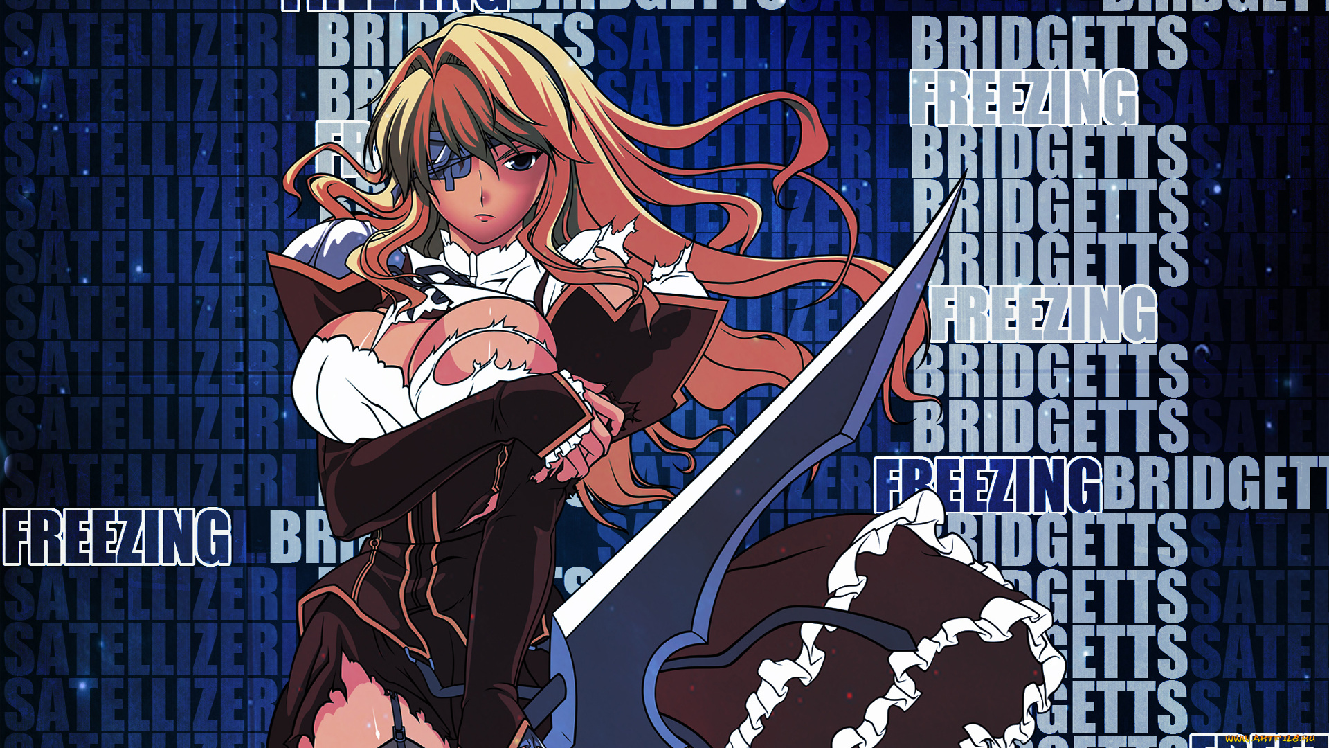 freezing, аниме, девушка