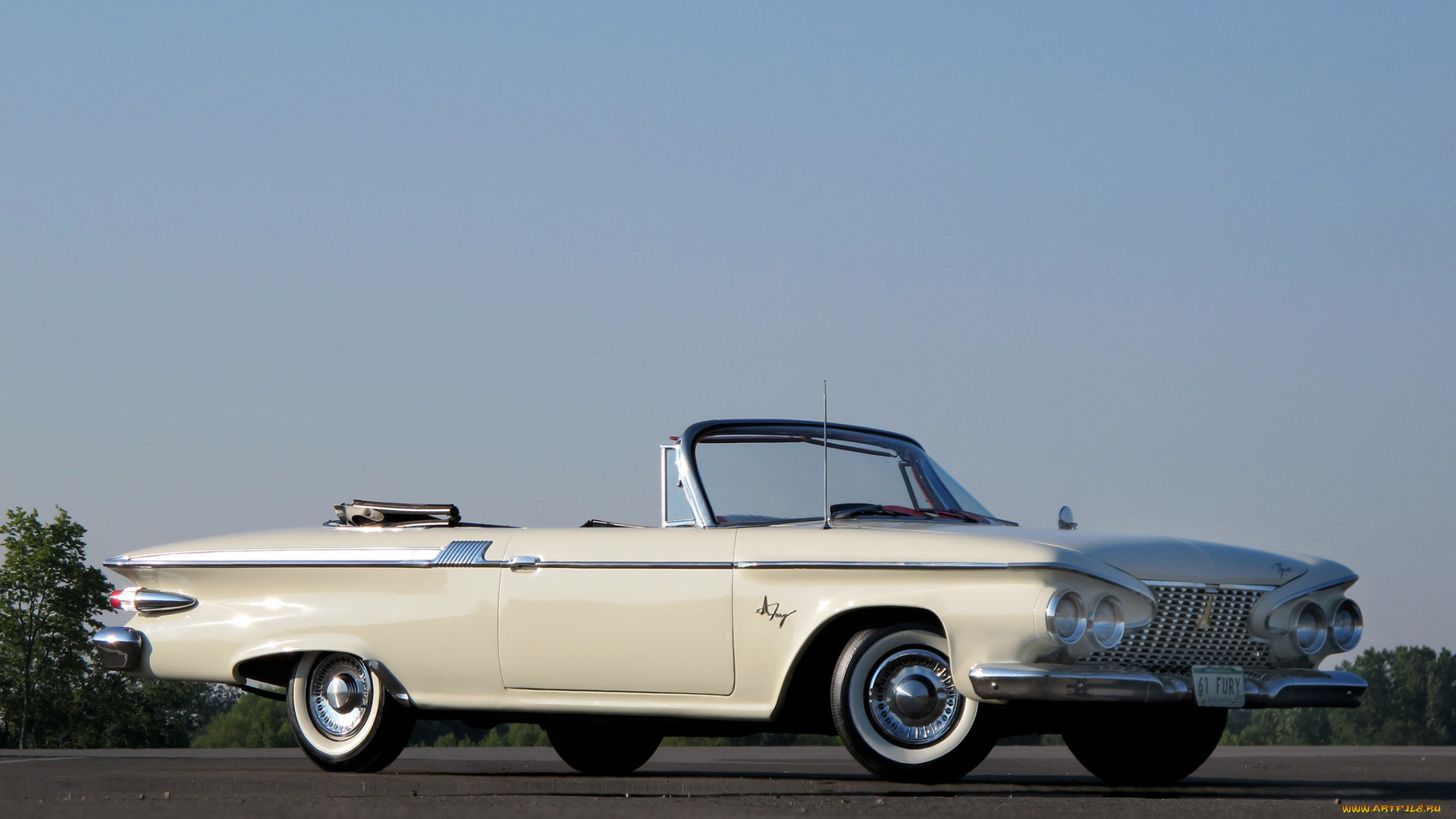 plymouth, fury, convertible, автомобили