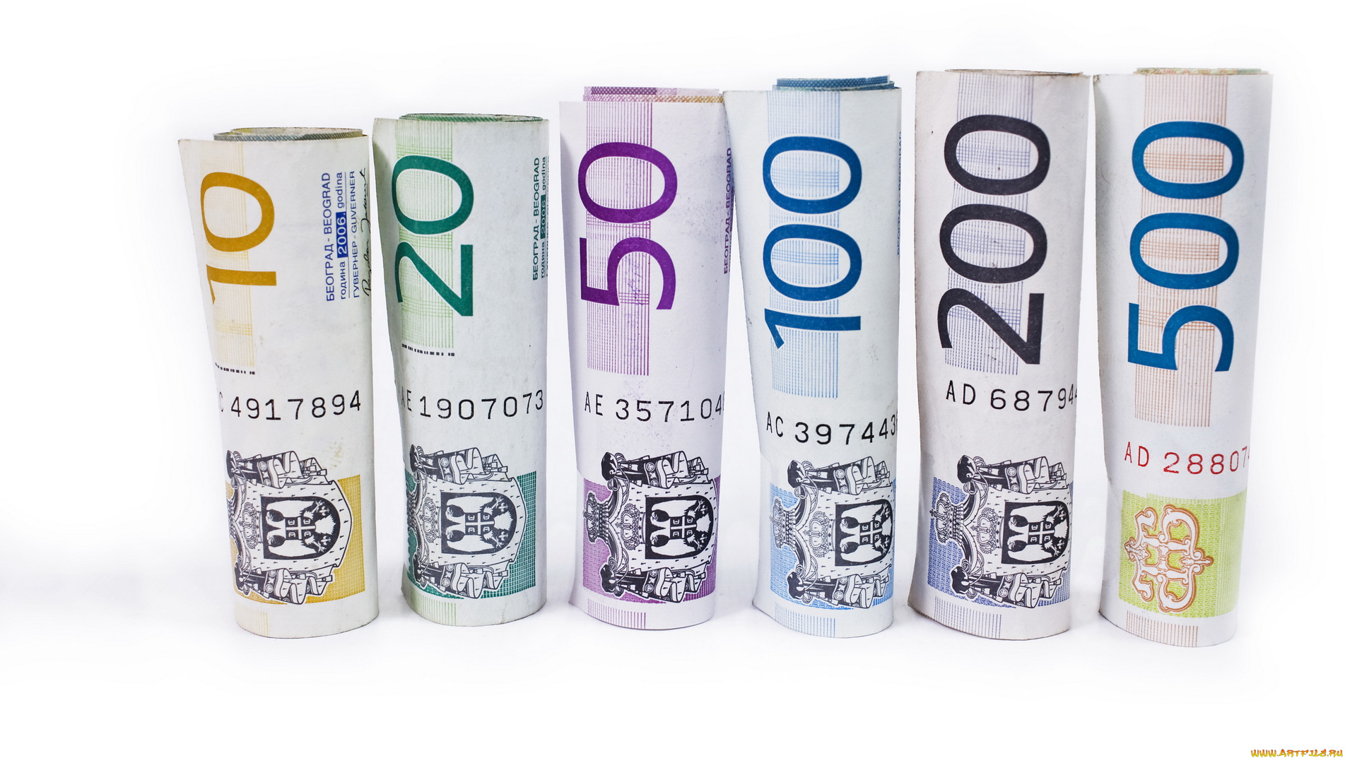 разное, золото, купюры, монеты, валюта, свернутые, евро