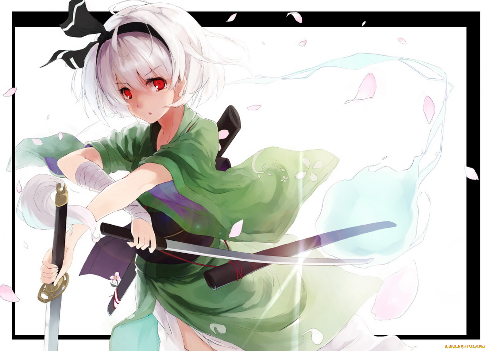 аниме, touhou, Ёму, конпаку