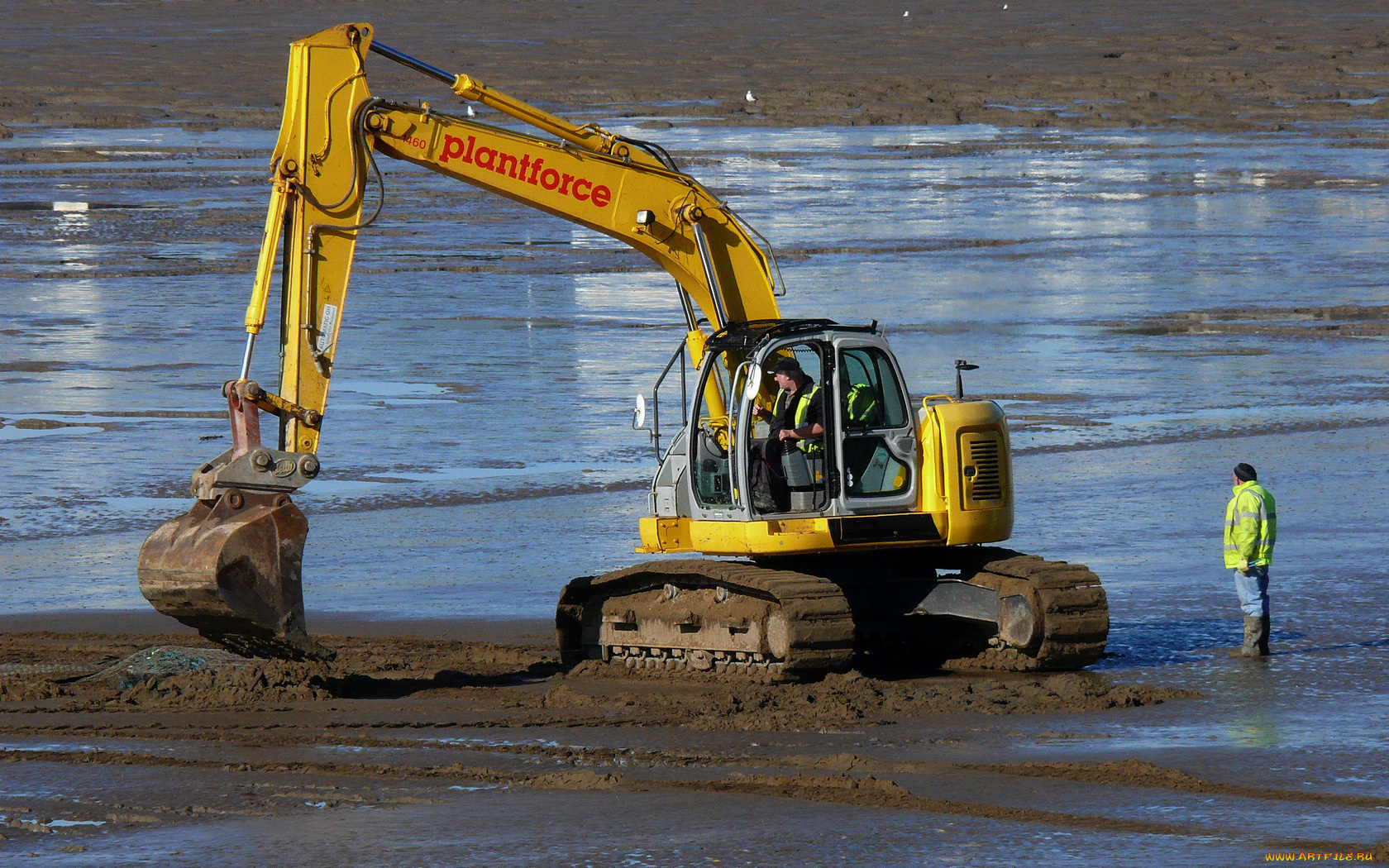 техника, экскаваторы, экскаватор