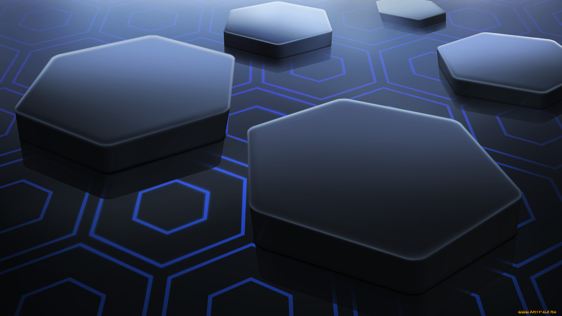 3д, графика, другое, шестигрань