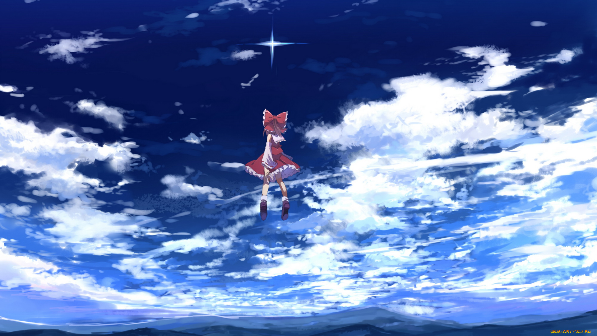 аниме, touhou, рейму, хакурей