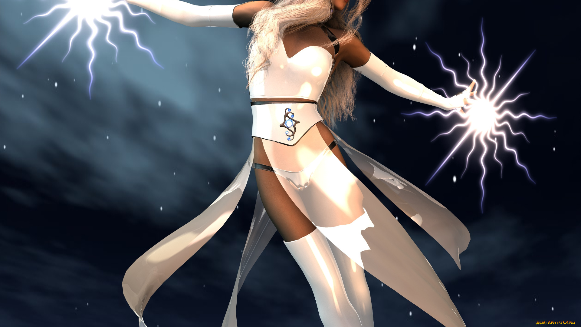 3д, графика, fantasy, фантазия, девушка, магия