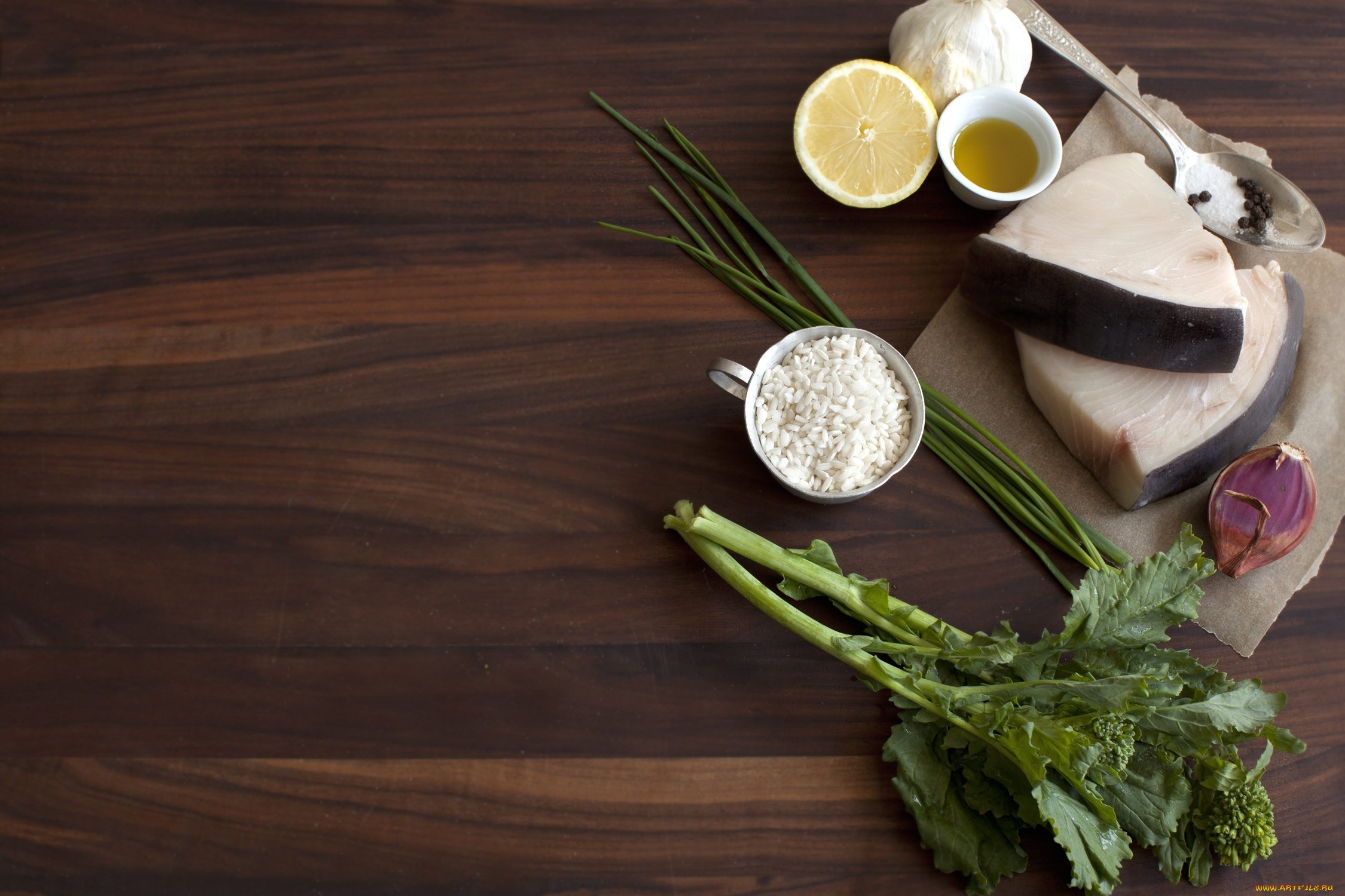 еда, разное, салат, специи, ингредиенты, тунец, рис