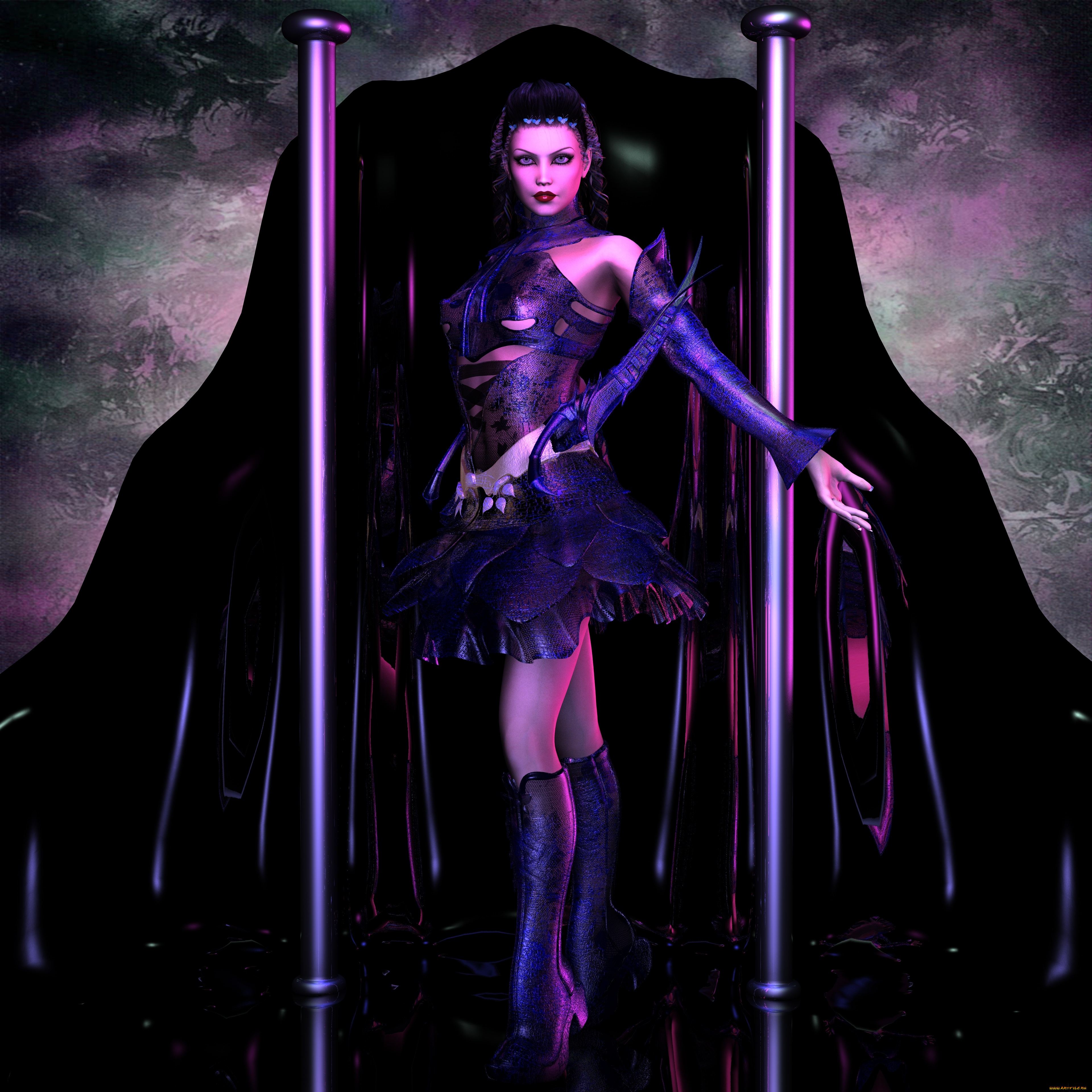 3д, графика, people, люди, взгляд, девушка