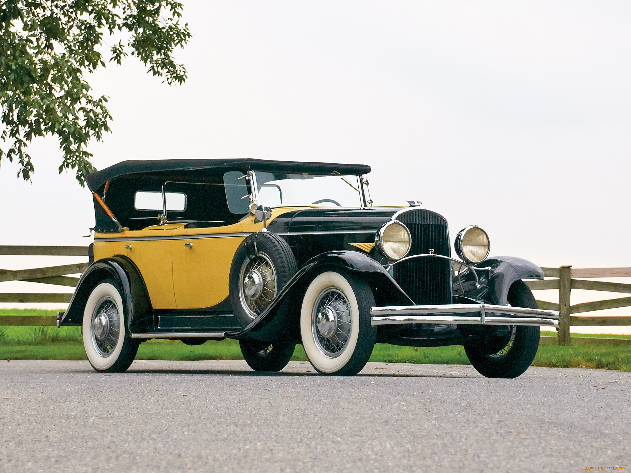 автомобили, классика, chrysler, 1930г, phaeton, cowl, dual, series, 77, locke