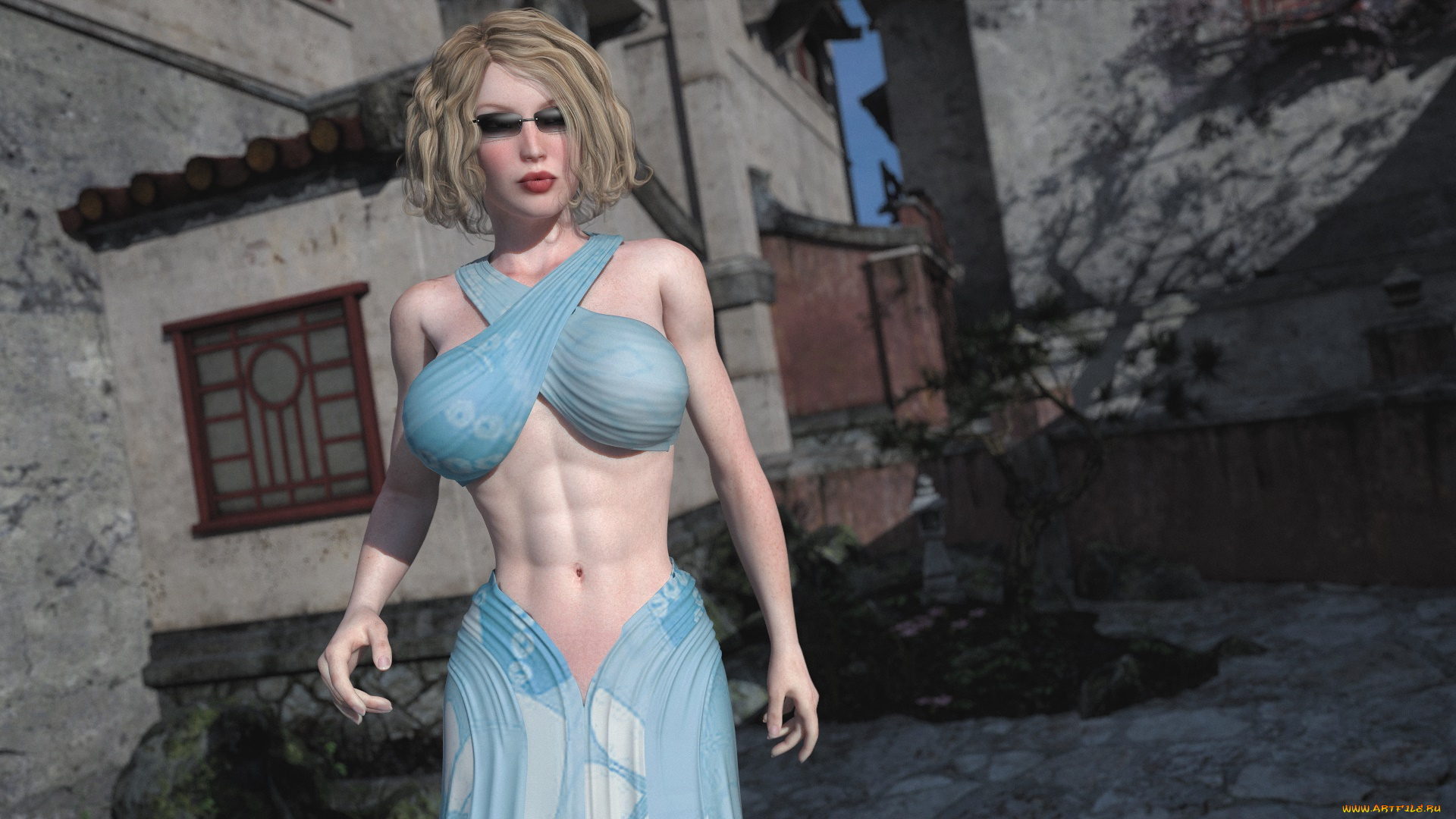 3д, графика, люди, , people, девушка, взгляд, фон