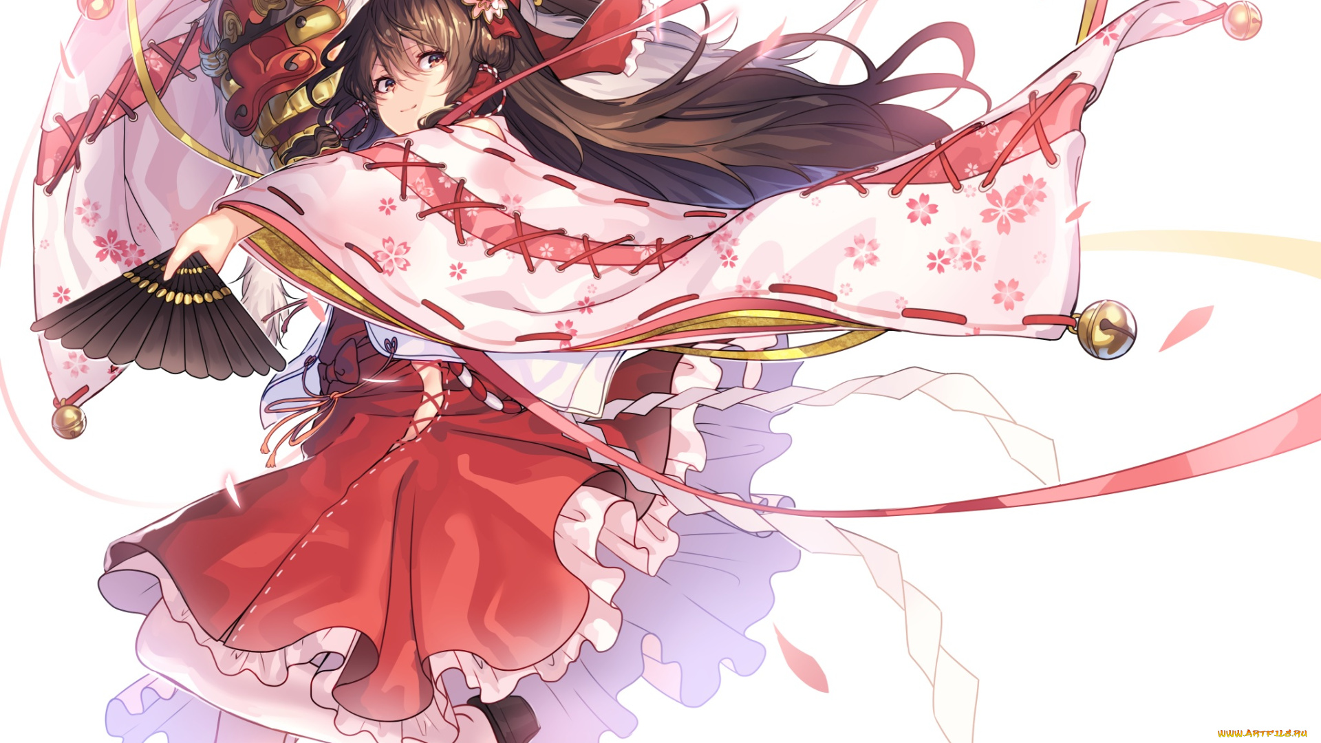 аниме, touhou, девушка