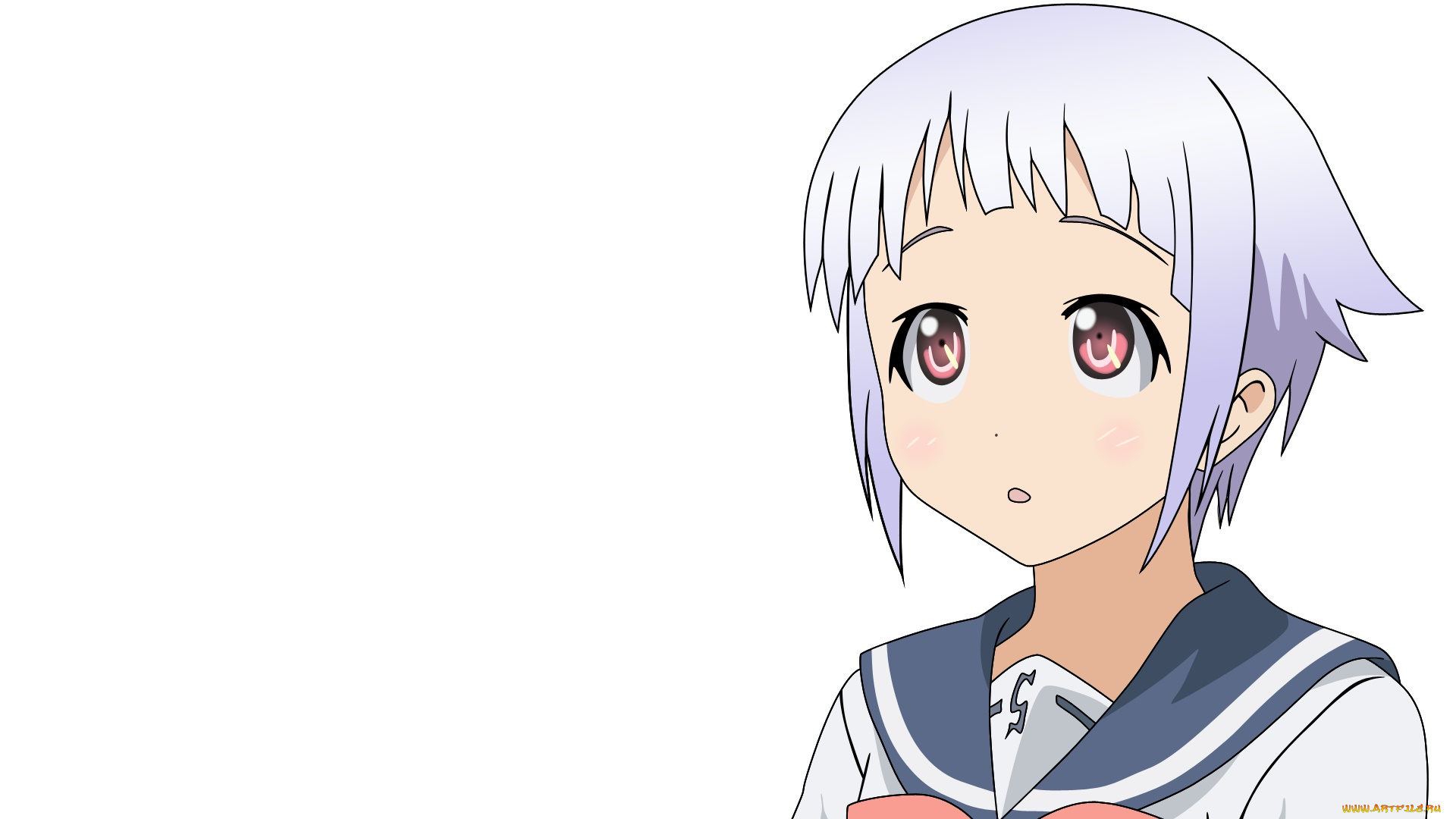 аниме, upotte, лицо, девушка