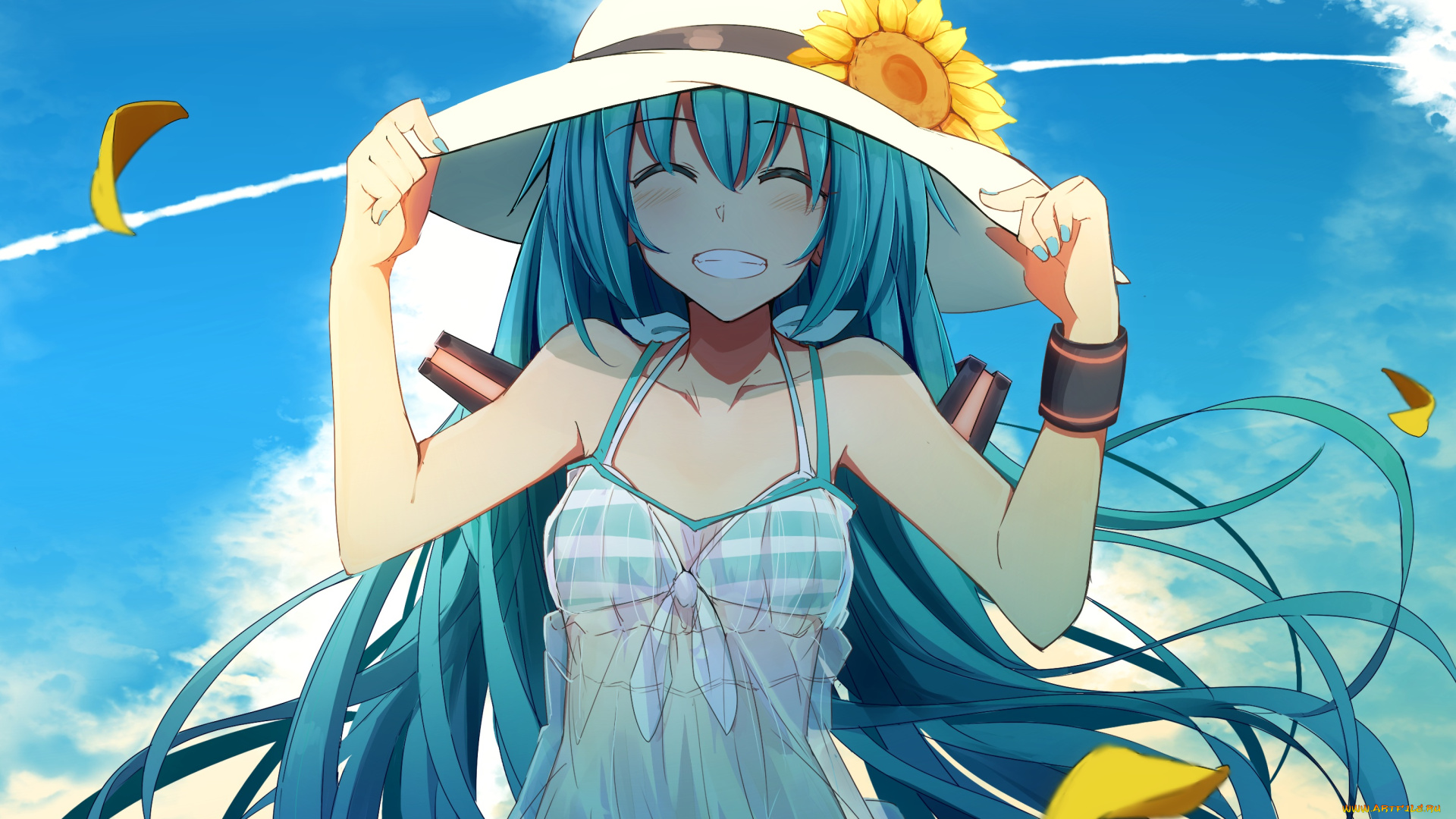 аниме, vocaloid, hatsune, miku