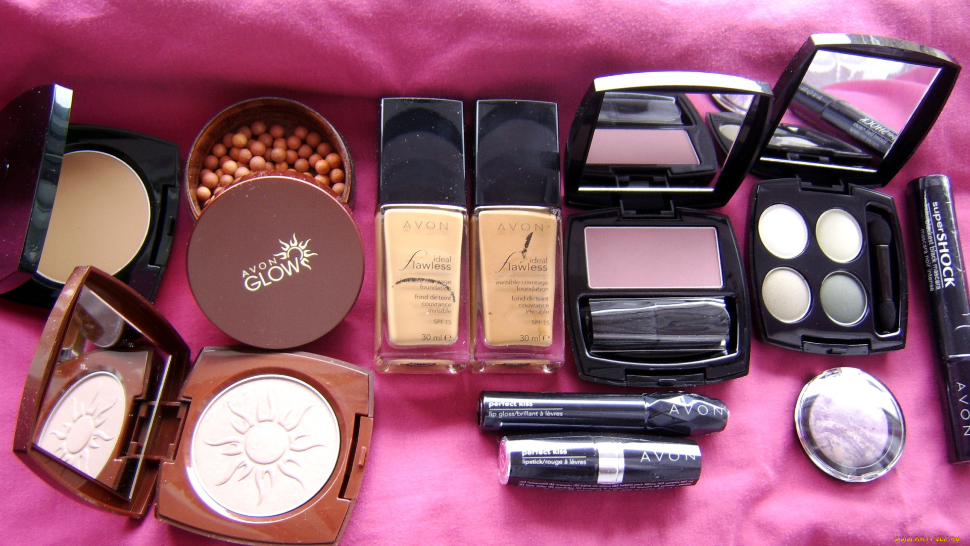 бренды, avon, наборы, тушь, тени, пудра, косметика