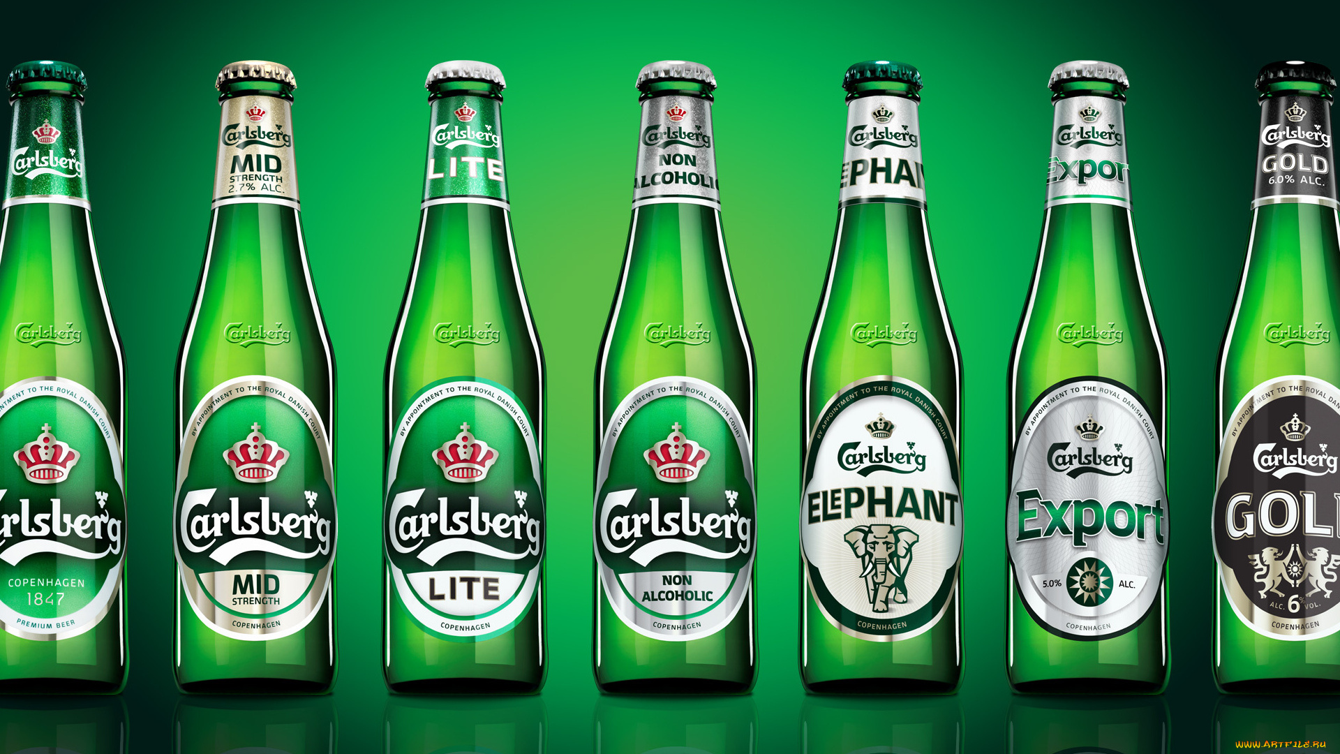 бренды, carlsberg, сорта, пиво