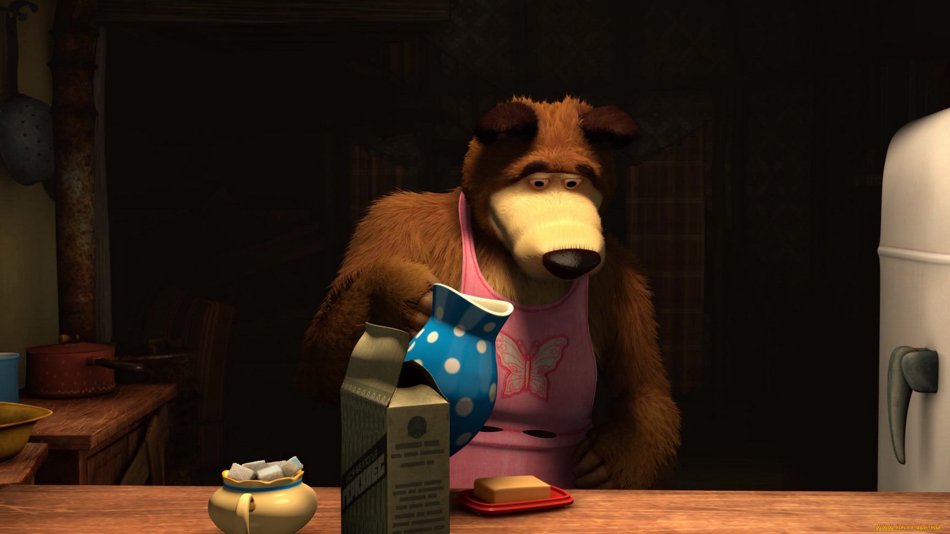 мультфильмы, маша, и, медведь, медведь