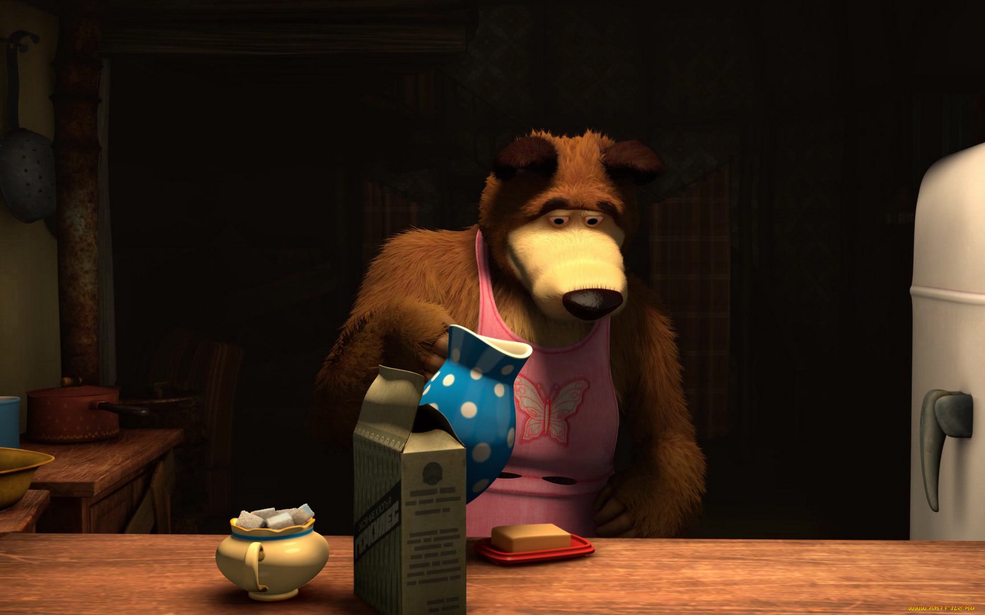 мультфильмы, маша, и, медведь, медведь