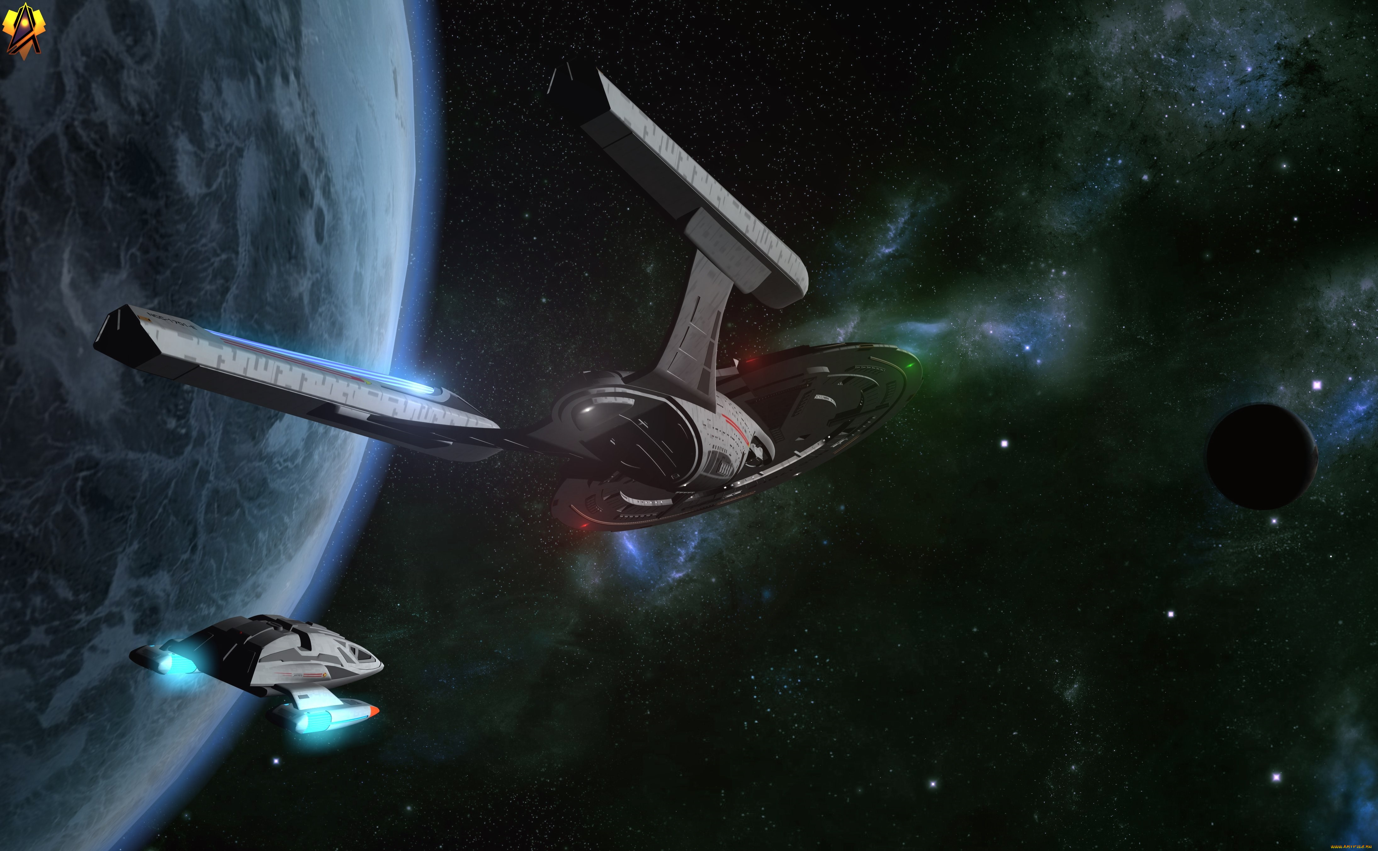 космос, арт, космический, корабль, полет, вселенная, планета