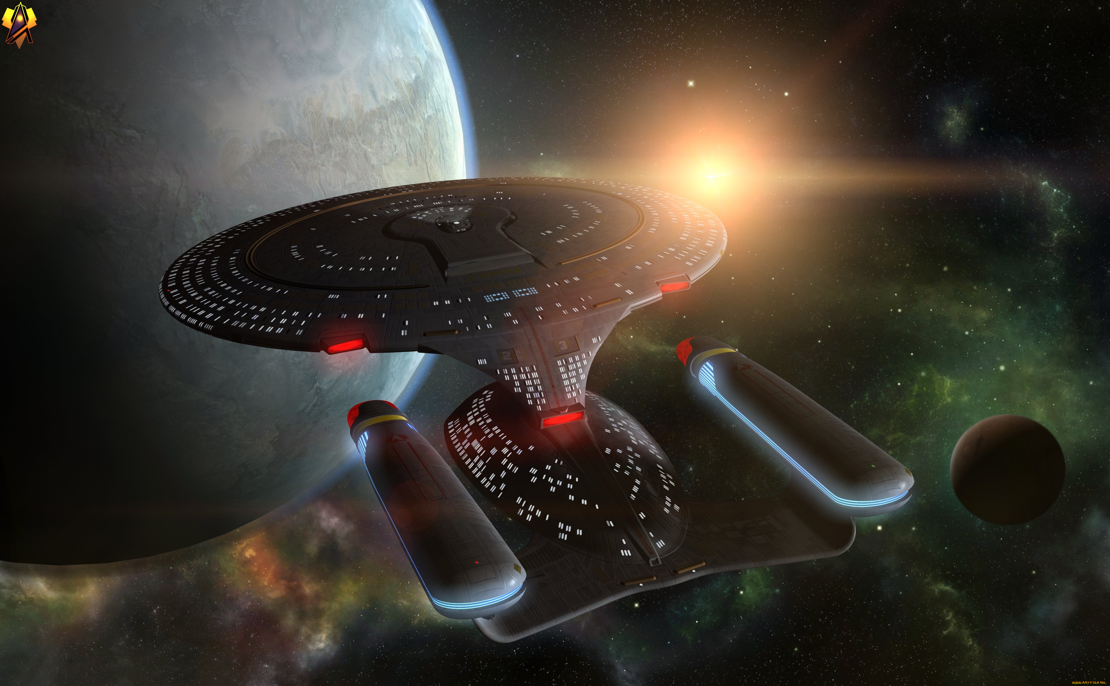 космос, арт, космический, корабль, полет, вселенная, планета