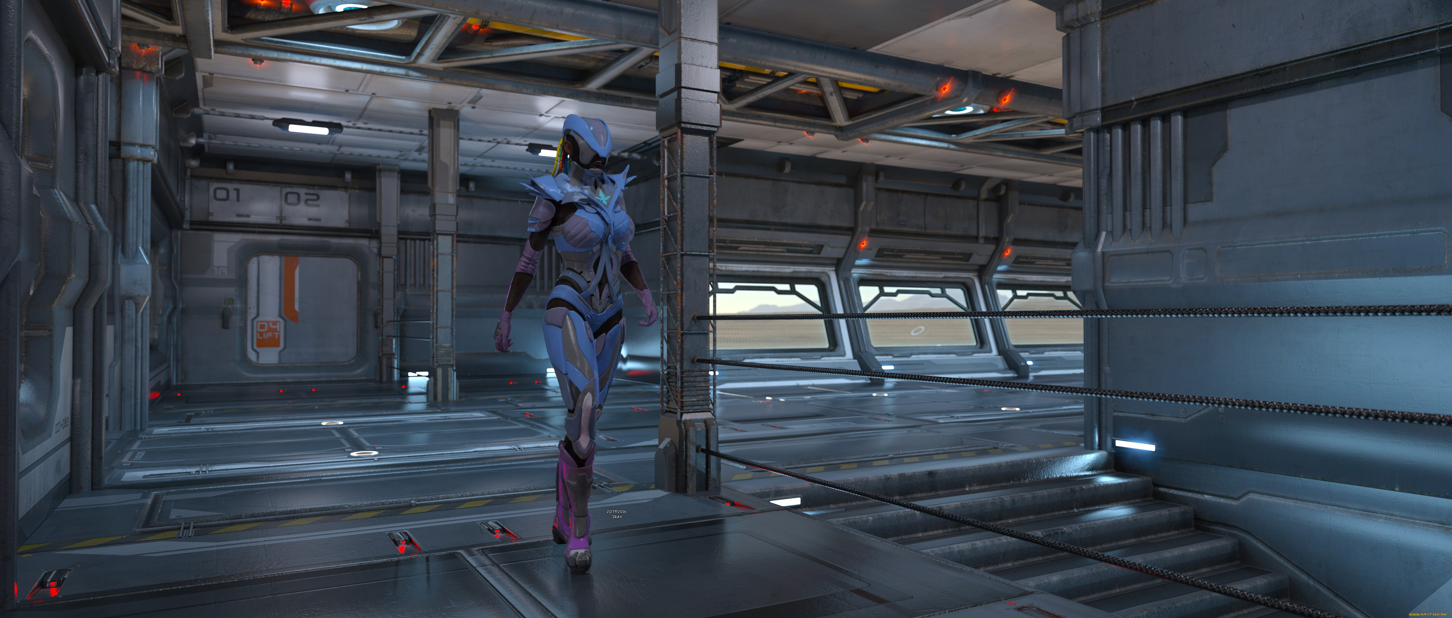 3д, графика, фантазия, , fantasy, робот