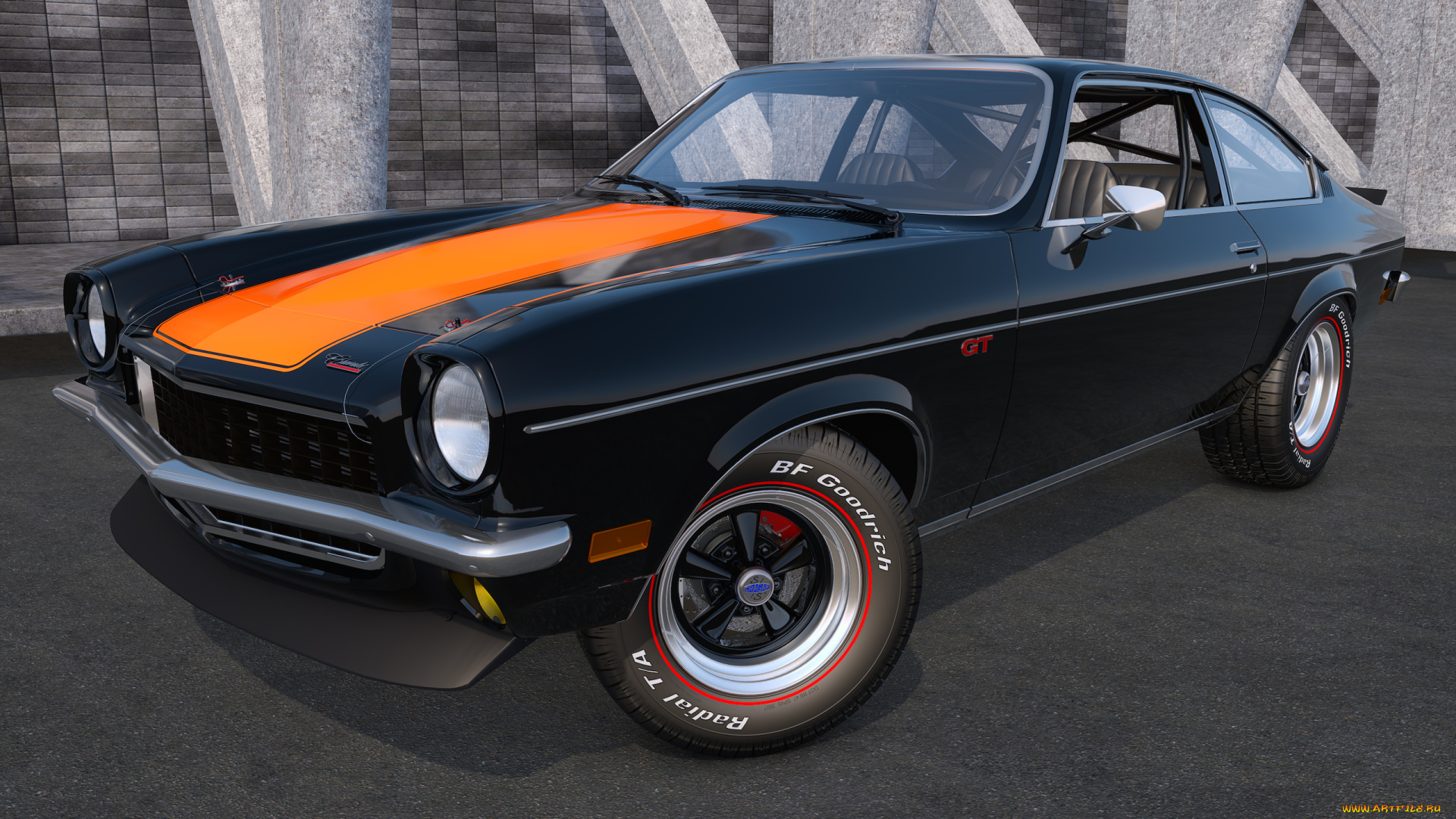 автомобили, 3д, автомобиль, фон