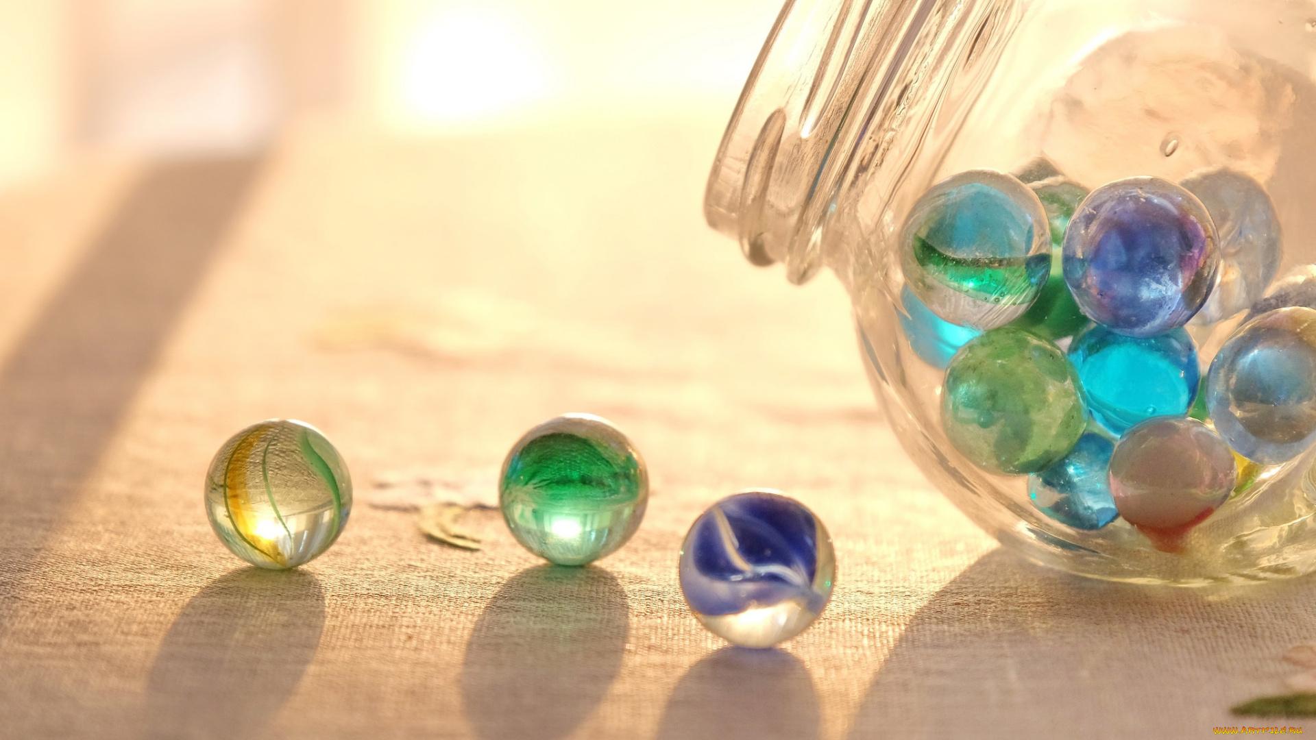 разное, игрушки, стеклянные, шарики, банка, макро