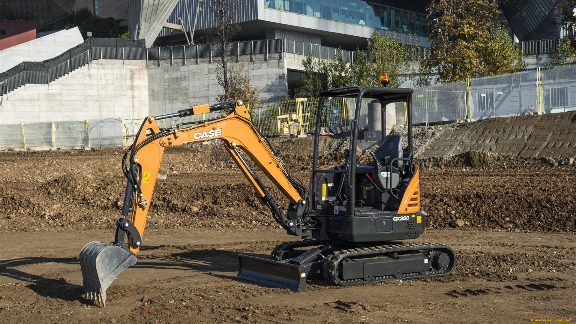 техника, экскаваторы, case
