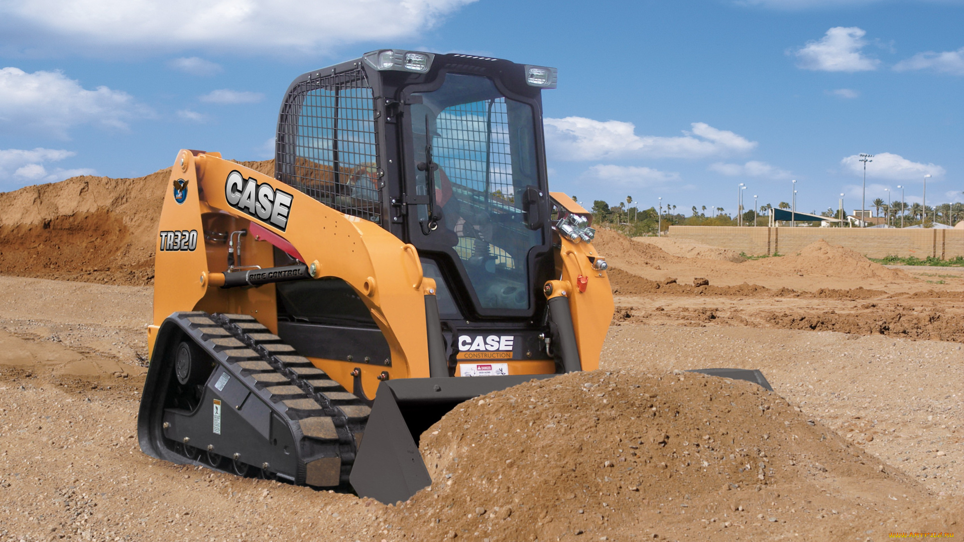 техника, фронтальные, погрузчики, case