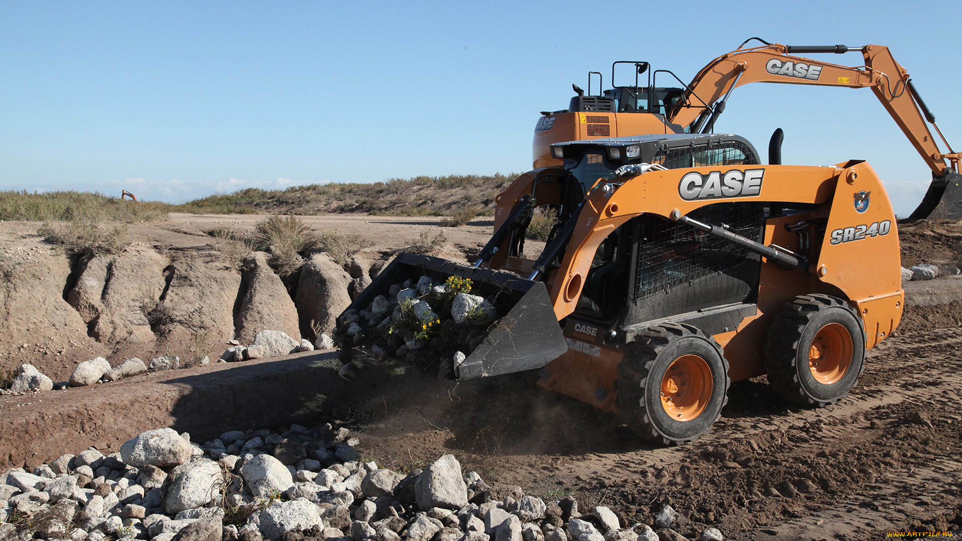 техника, фронтальные, погрузчики, case