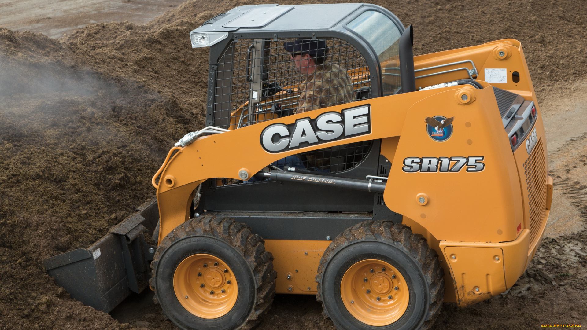 техника, фронтальные, погрузчики, case