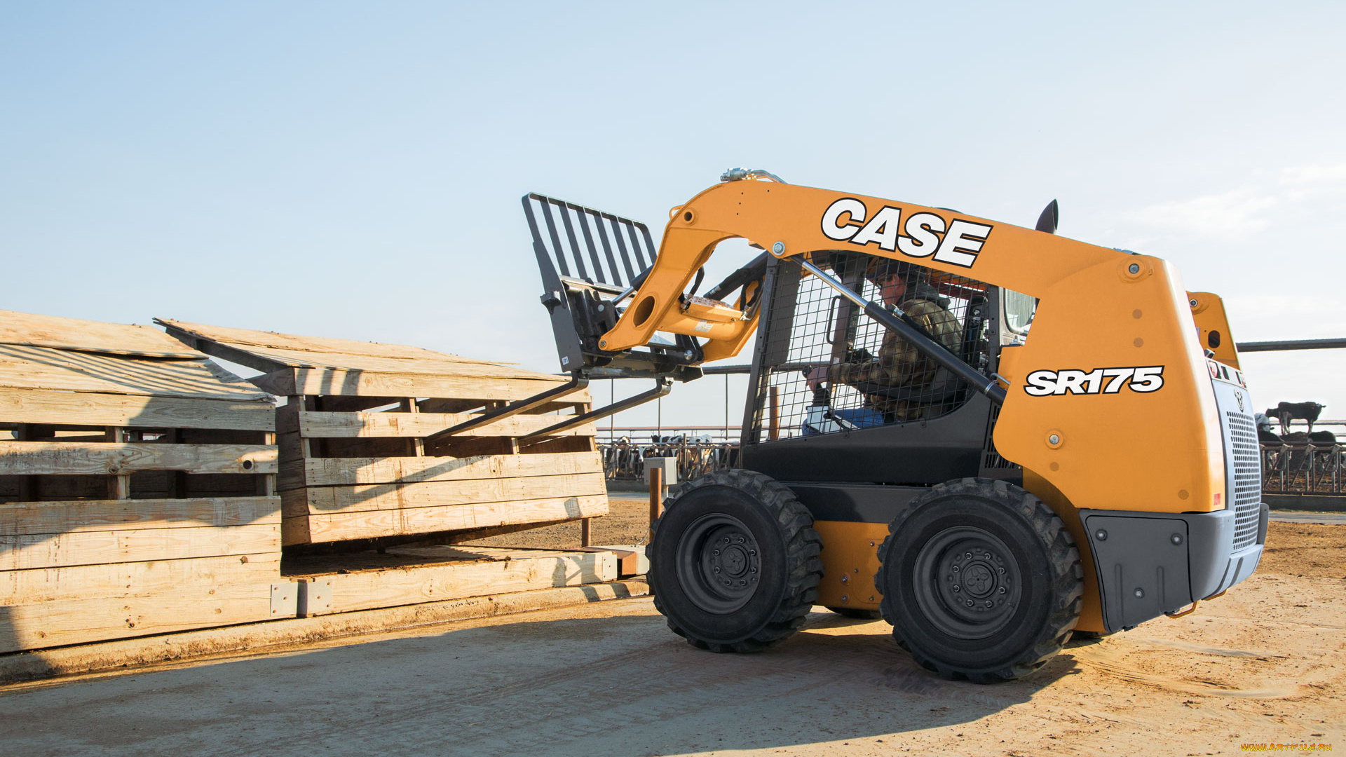 техника, фронтальные, погрузчики, case