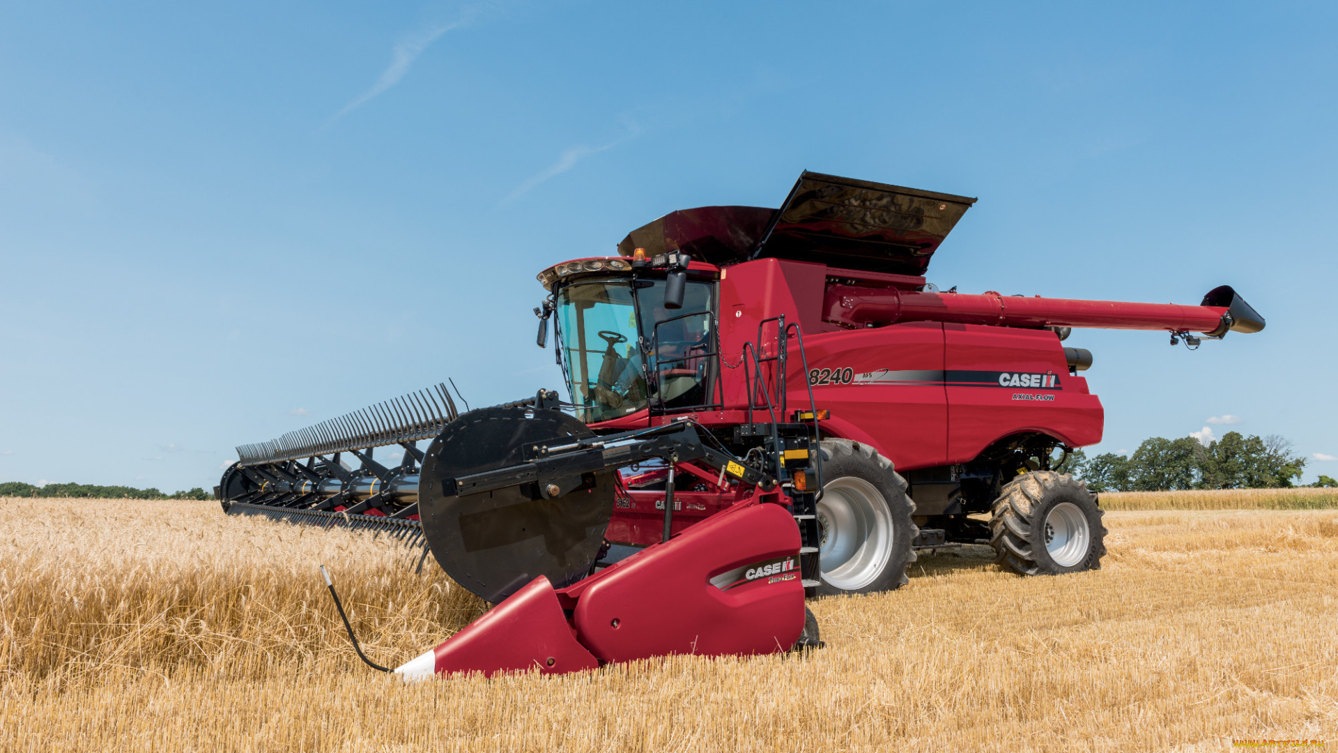 техника, комбайны, case