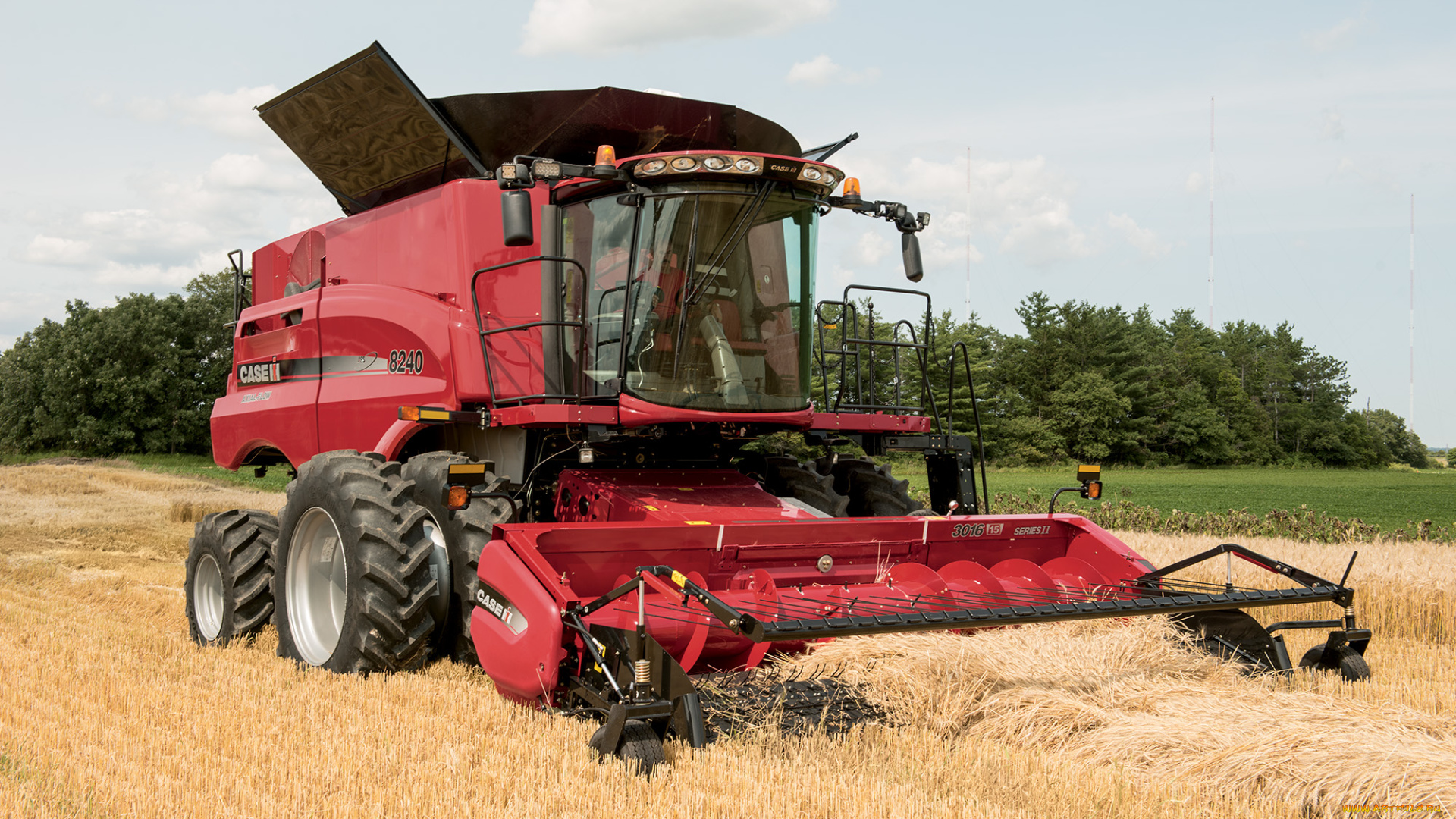 техника, комбайны, case