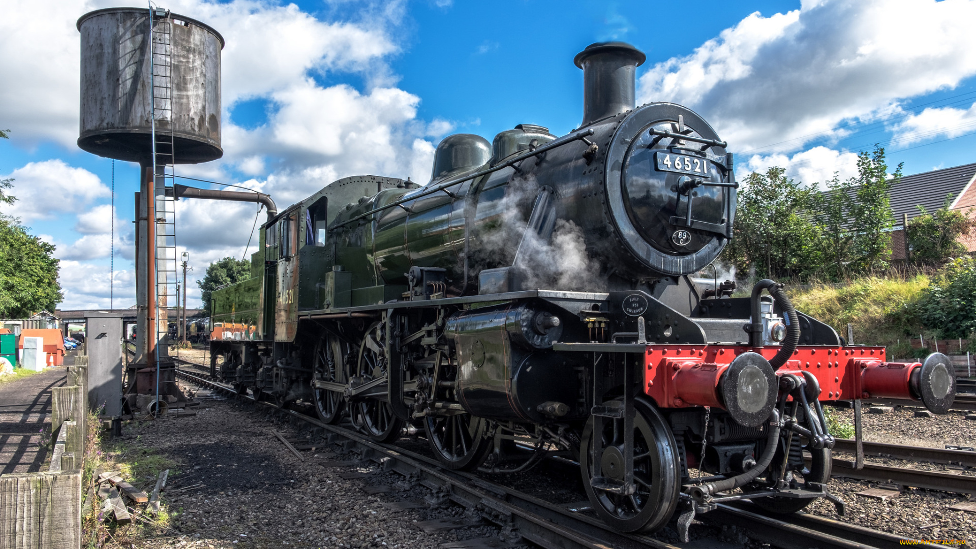 техника, паровозы, паровоз, рельсы