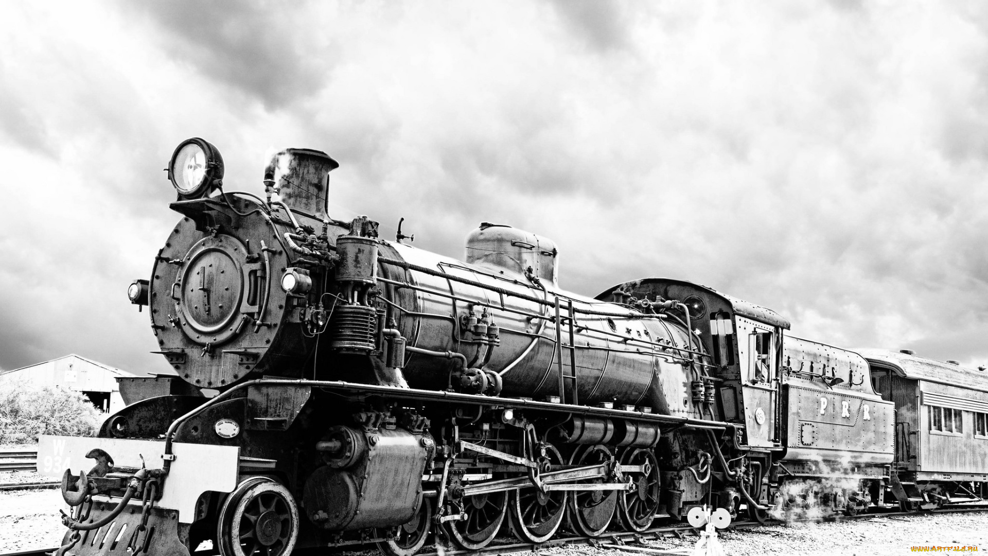 техника, паровозы, паровоз, рельсы