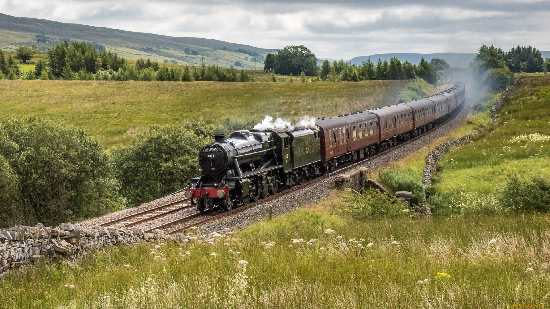 техника, паровозы, паровоз, рельсы