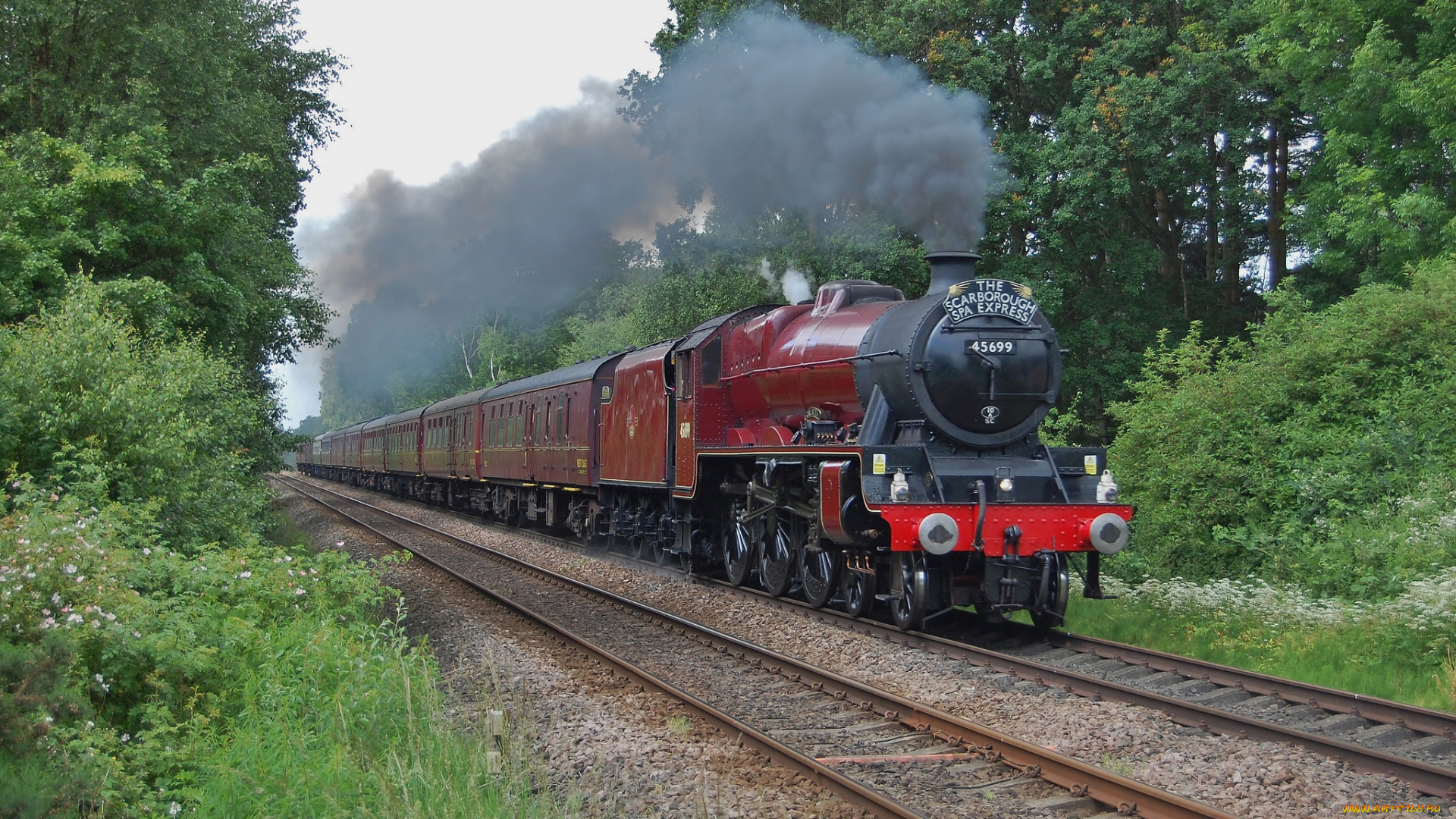 техника, паровозы, паровоз, рельсы