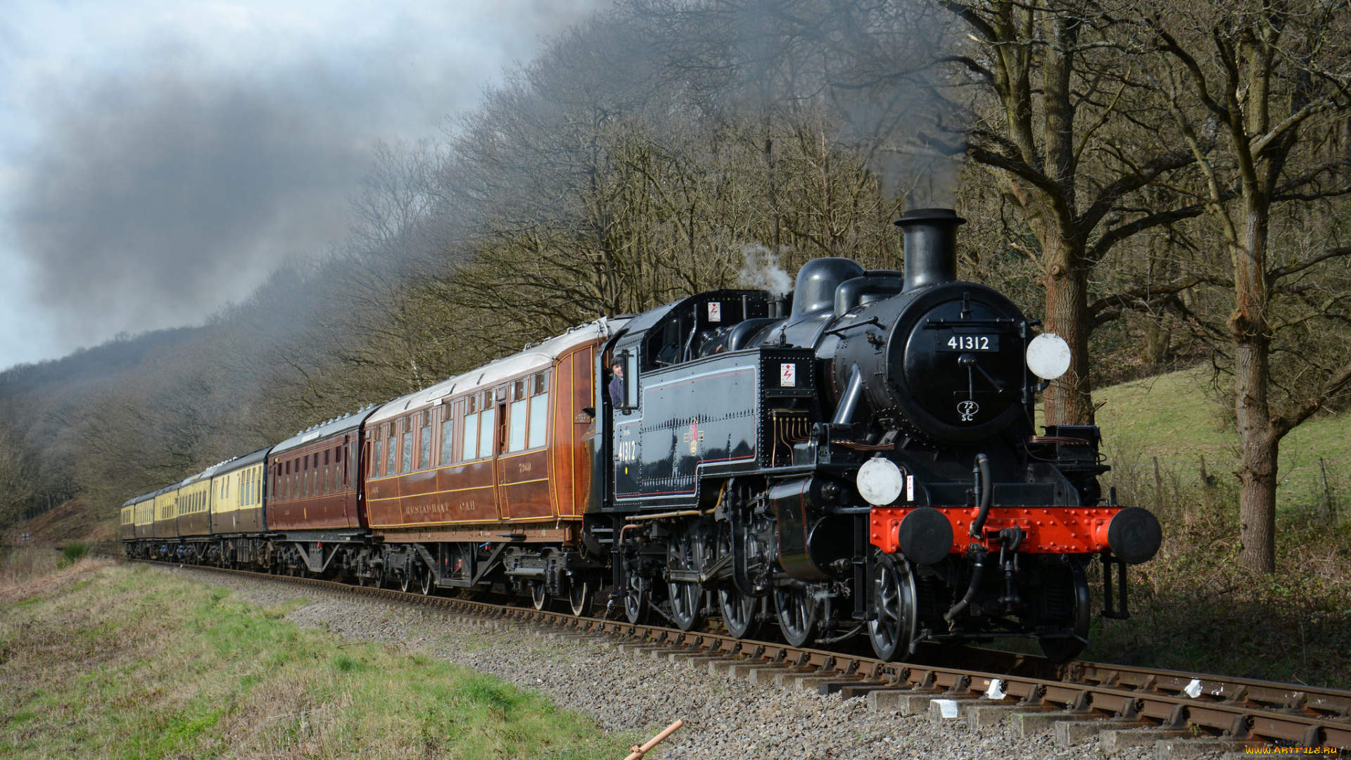 техника, паровозы, паровоз, рельсы